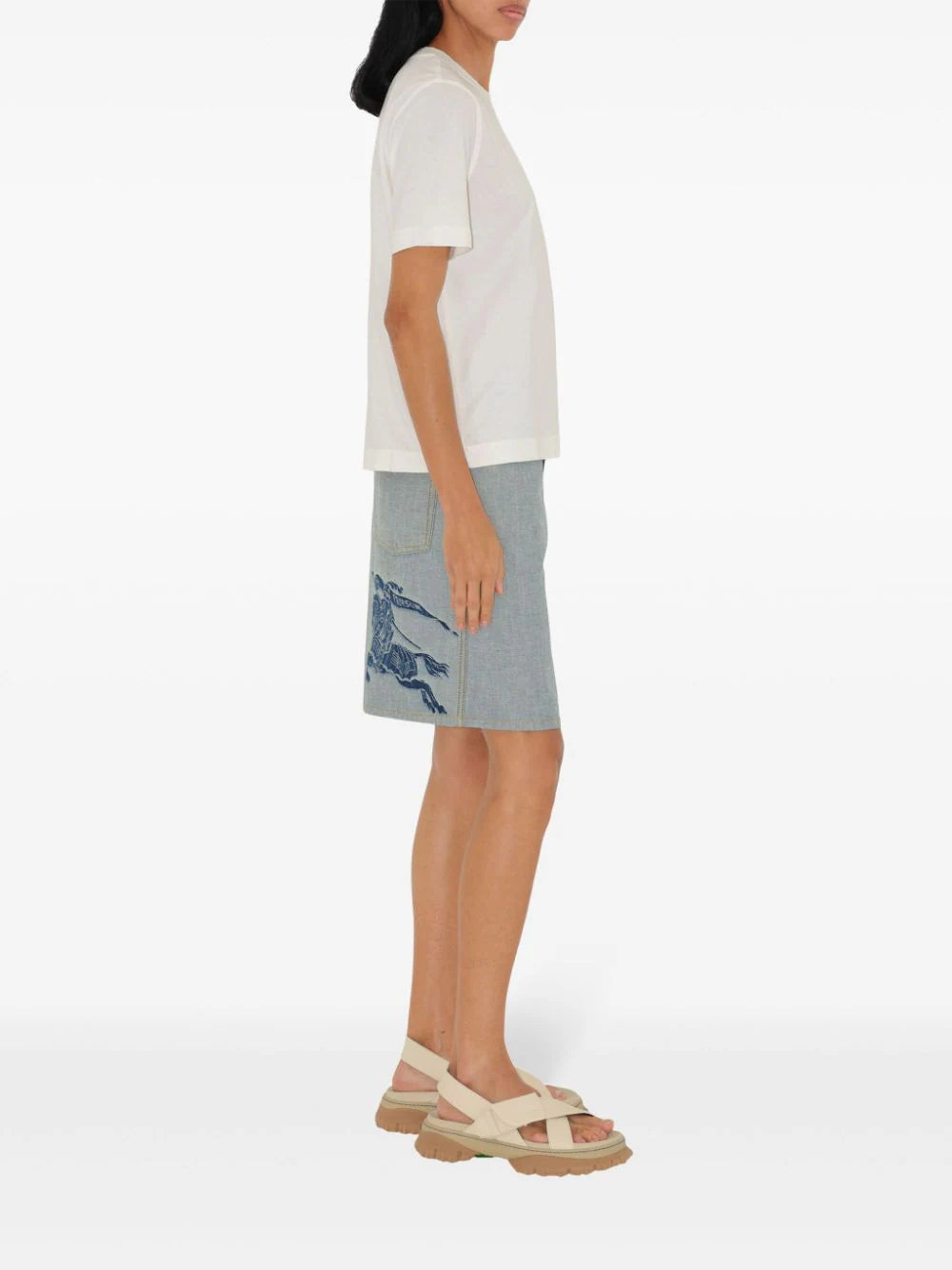 Burberry Cotton T-shirt With Ekd