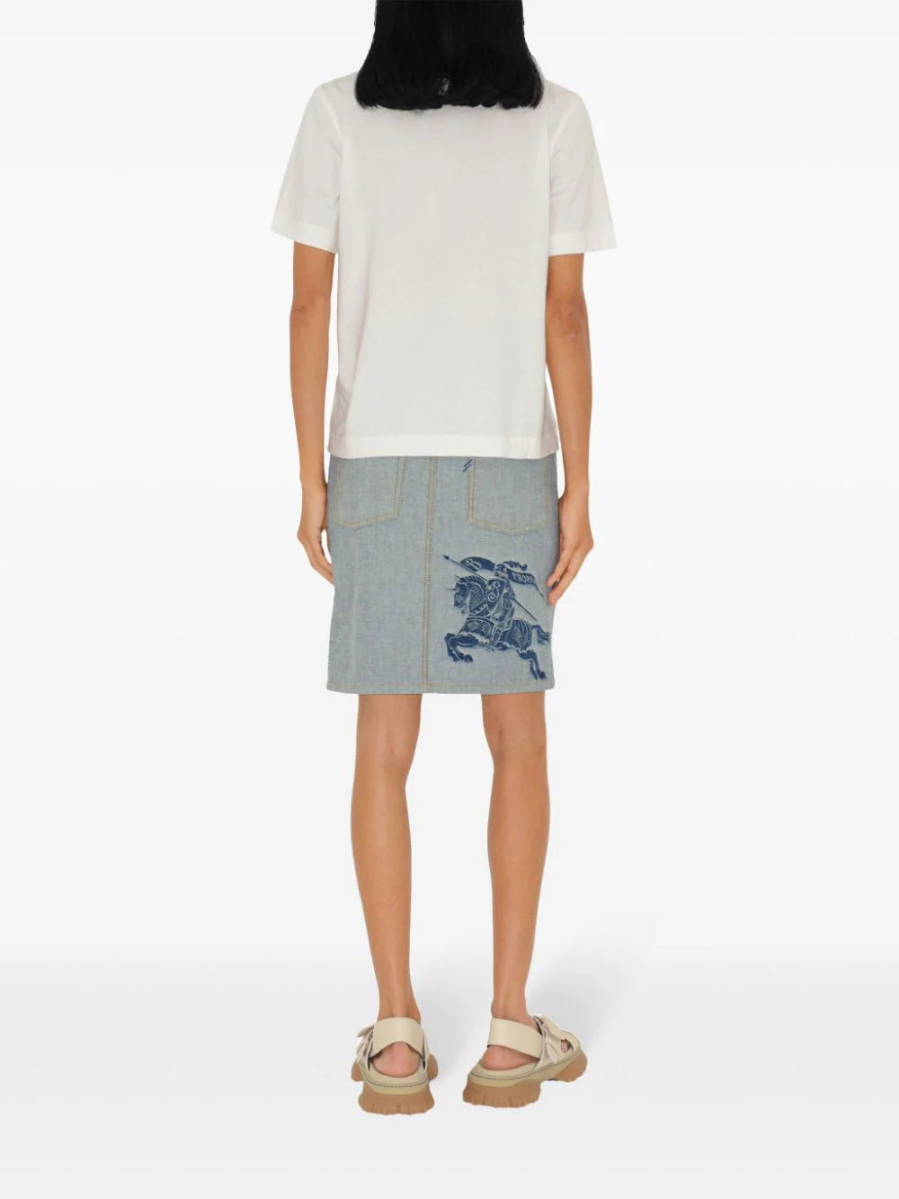 Burberry Cotton T-shirt With Ekd