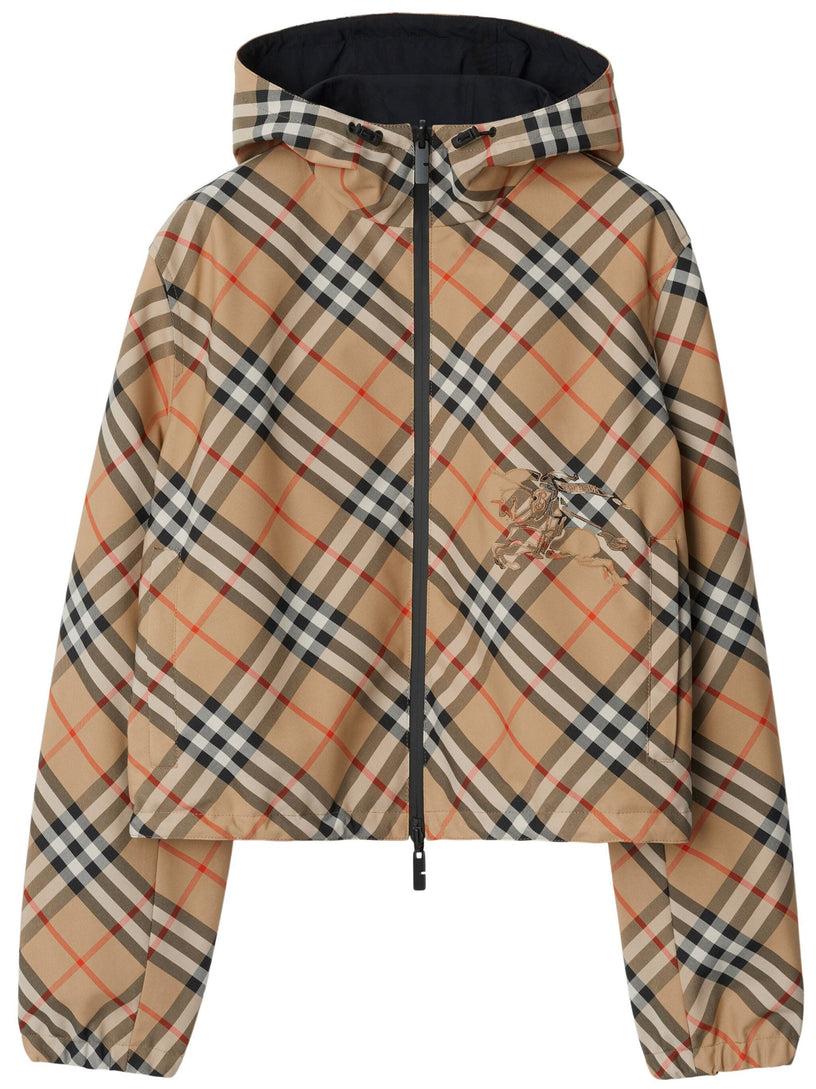 Burberry Cropped reversible check jacket