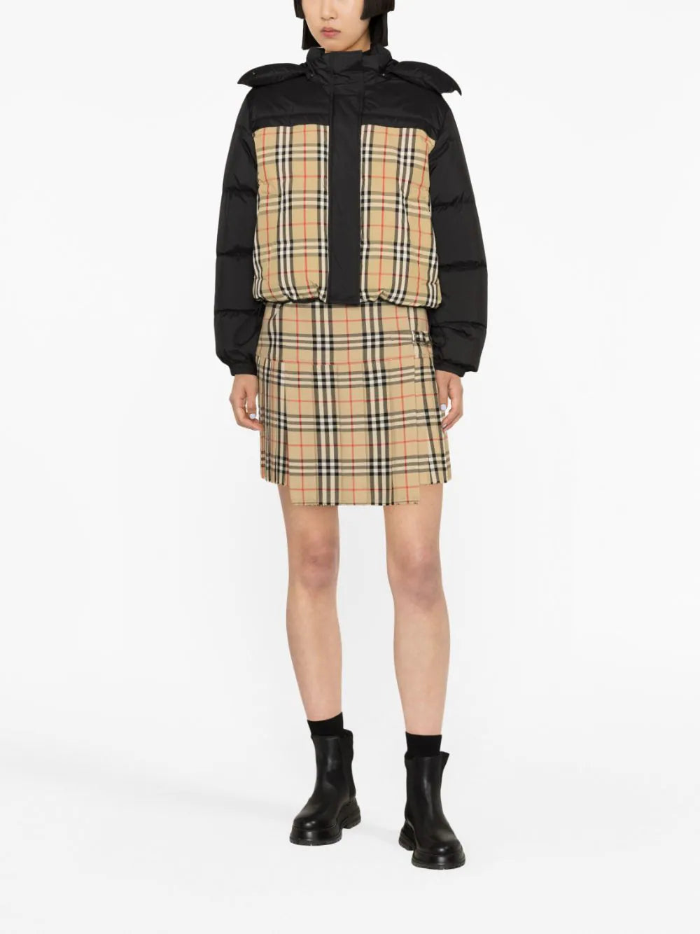 Burberry Cropped Reversible Puffer Jacket