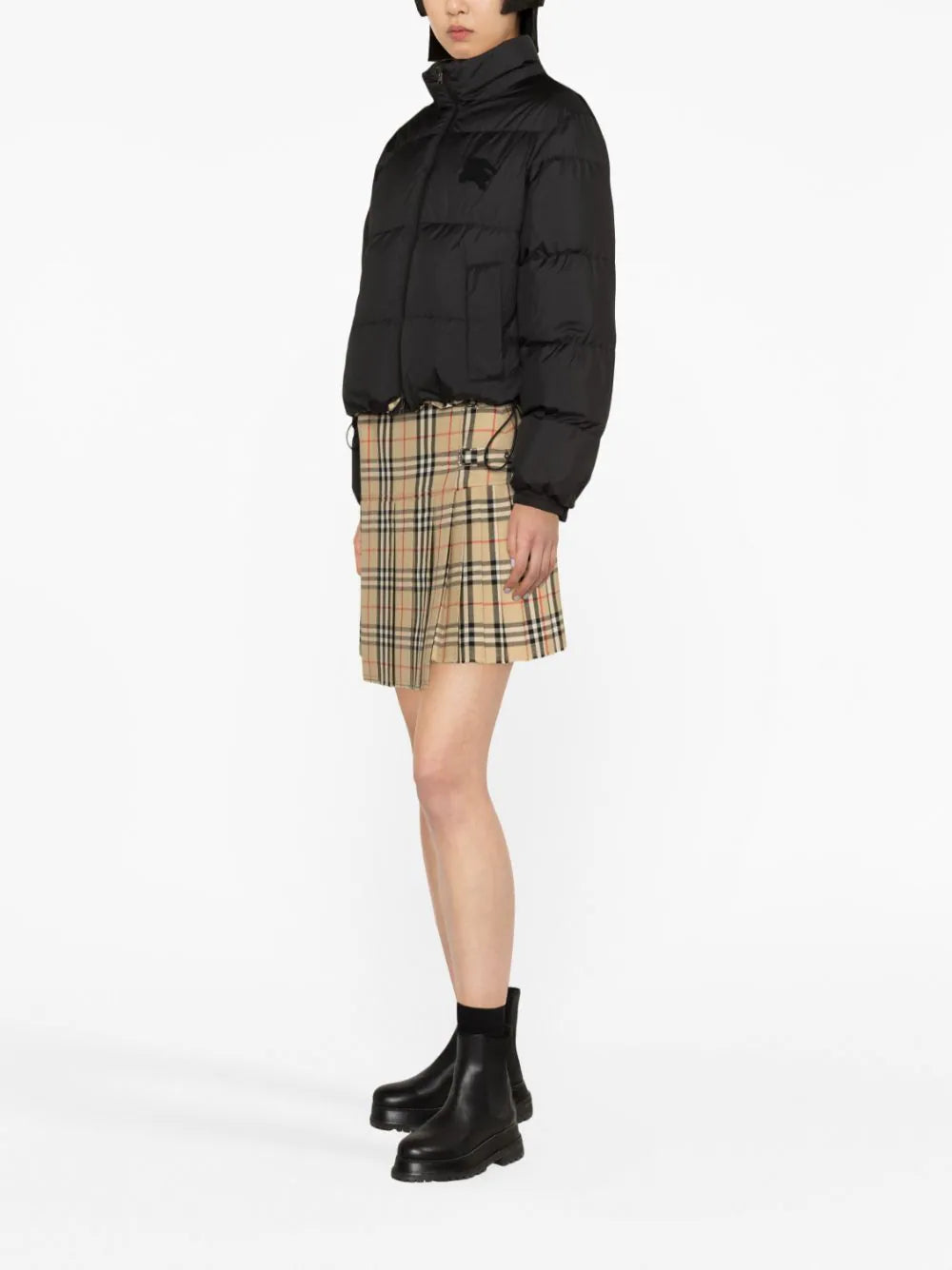 Burberry Cropped Reversible Puffer Jacket