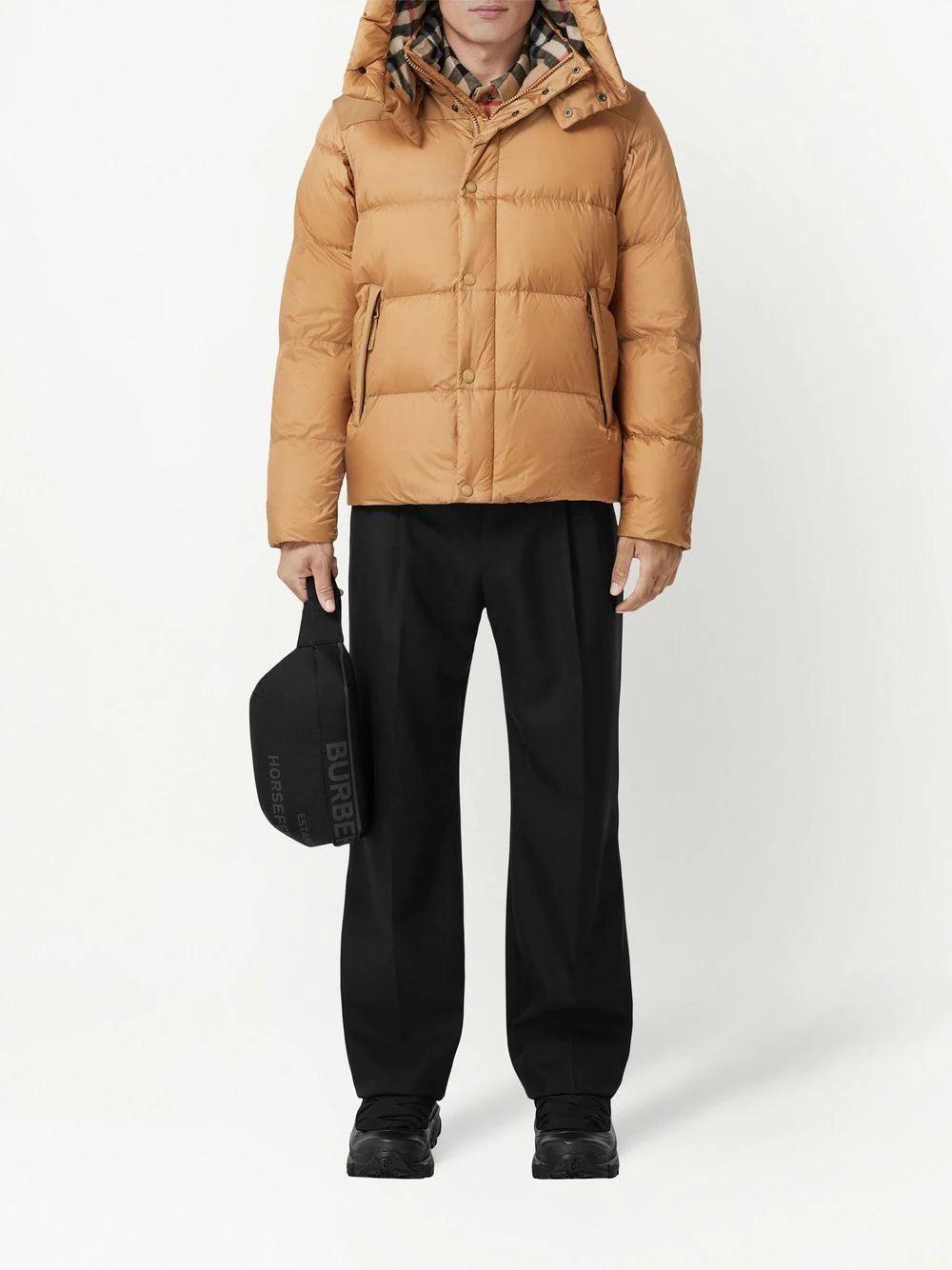 Burberry Detachable Sleeve Hooded Puffer Jacket