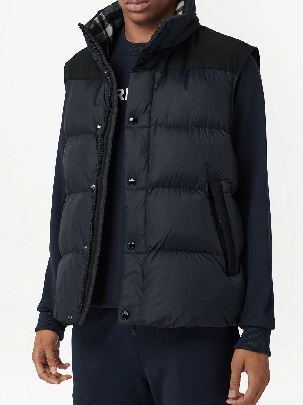Burberry Detachable Sleeve Hooded Puffer Jacket