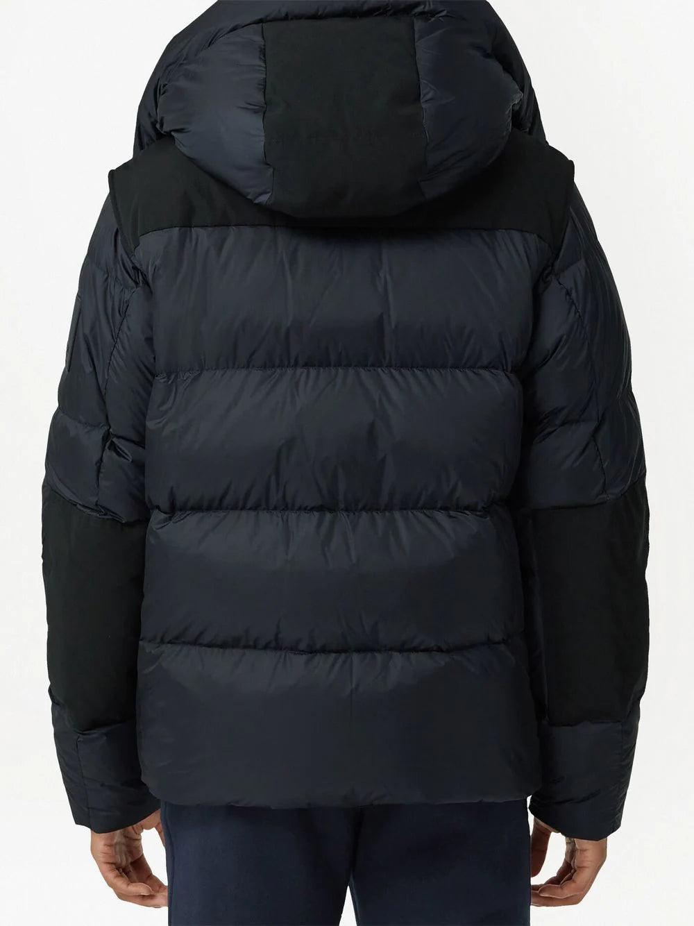 Burberry Detachable Sleeve Hooded Puffer Jacket