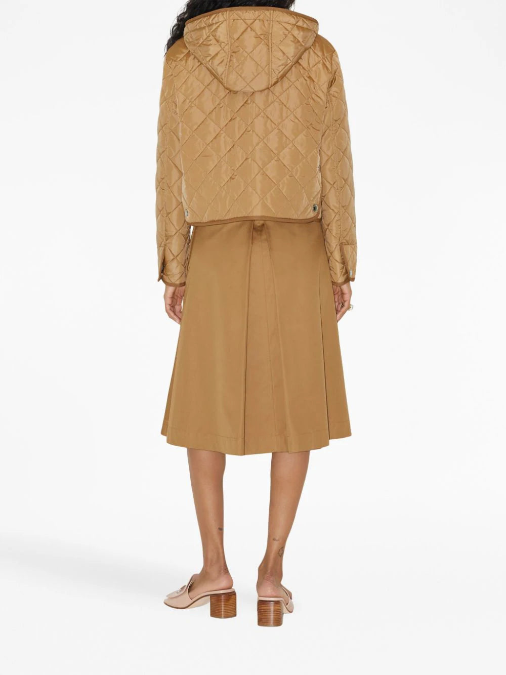 Burberry Diamond Quilted Cropped Jacket