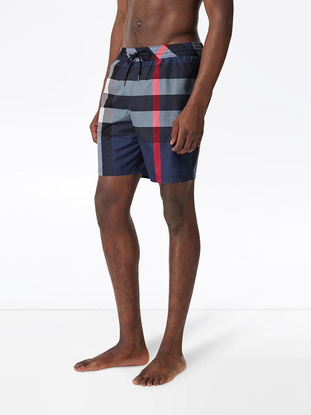 Burberry Exaggerated Check Swim Shorts