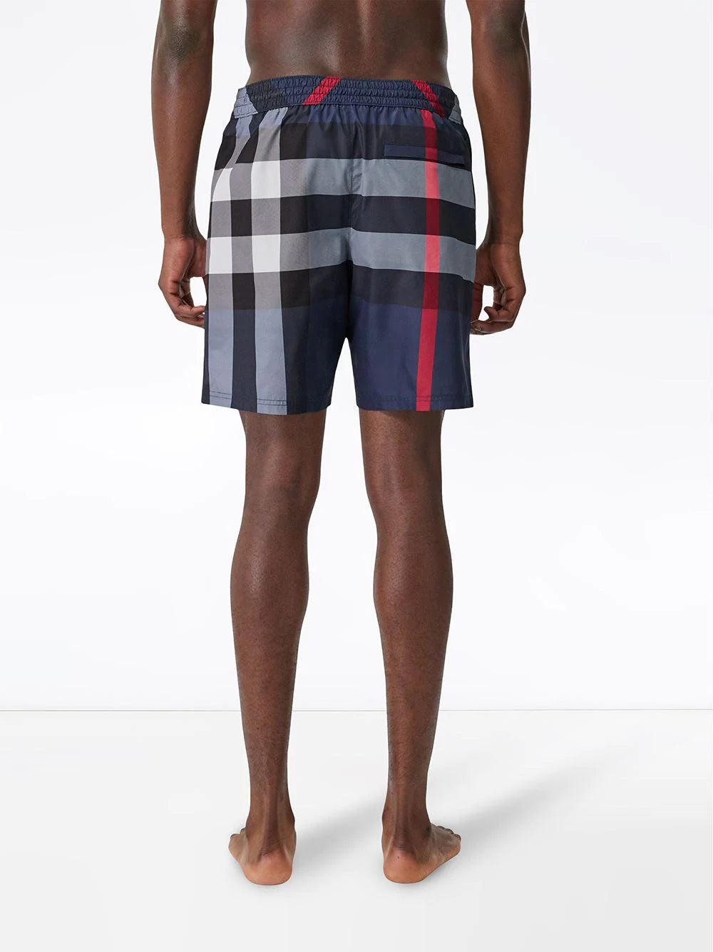 Burberry Exaggerated Check Swim Shorts