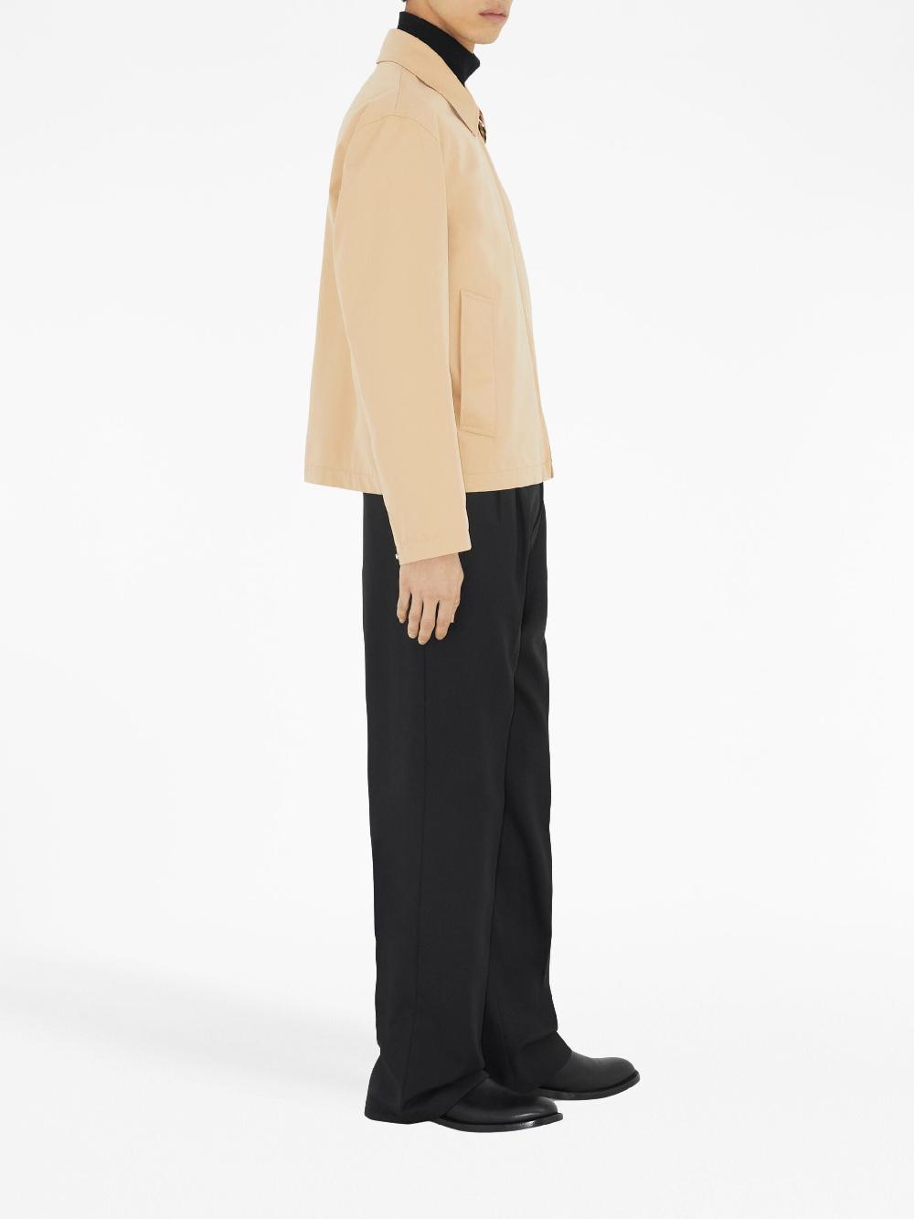 Burberry Harrington Jacket In Gabardine
