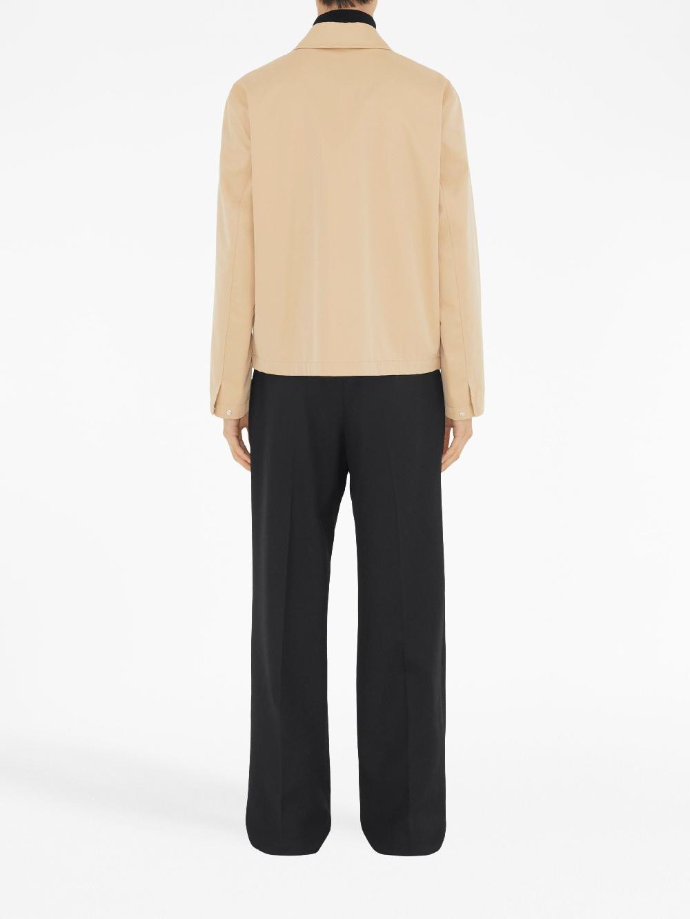 Burberry Harrington Jacket In Gabardine