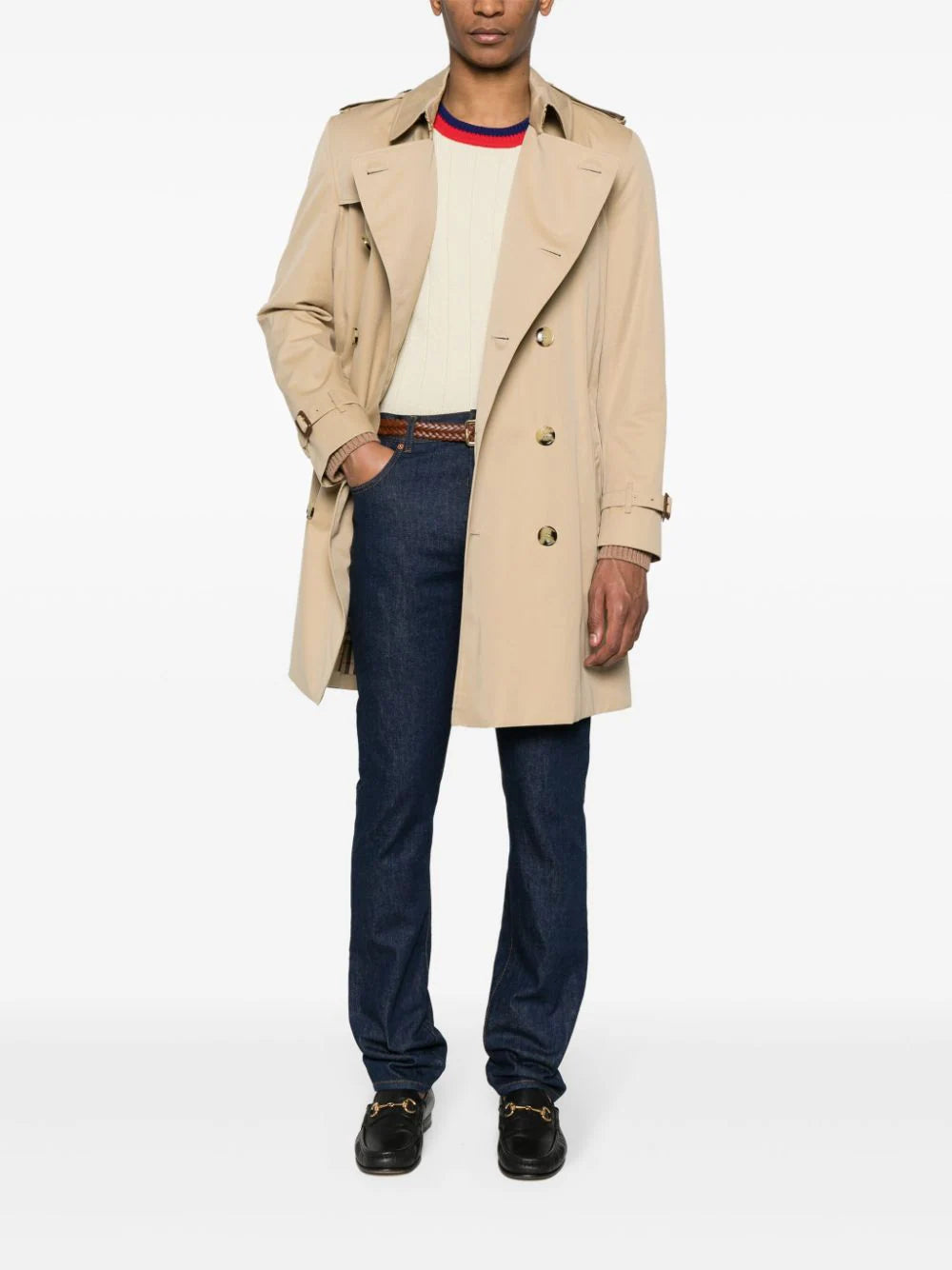 Burberry Heritage Kensington Medium Trench Coat