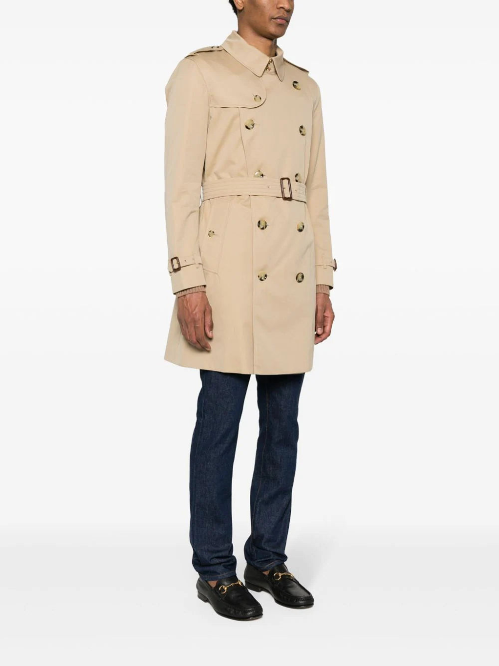 Burberry Heritage Kensington Medium Trench Coat