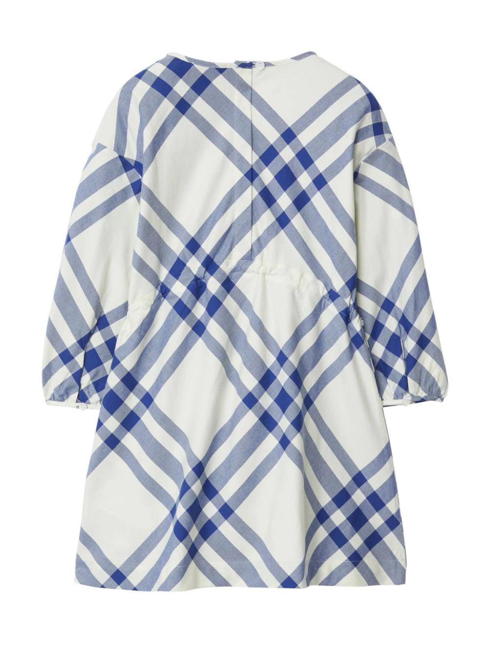 Burberry Kids Check Cotton Dress