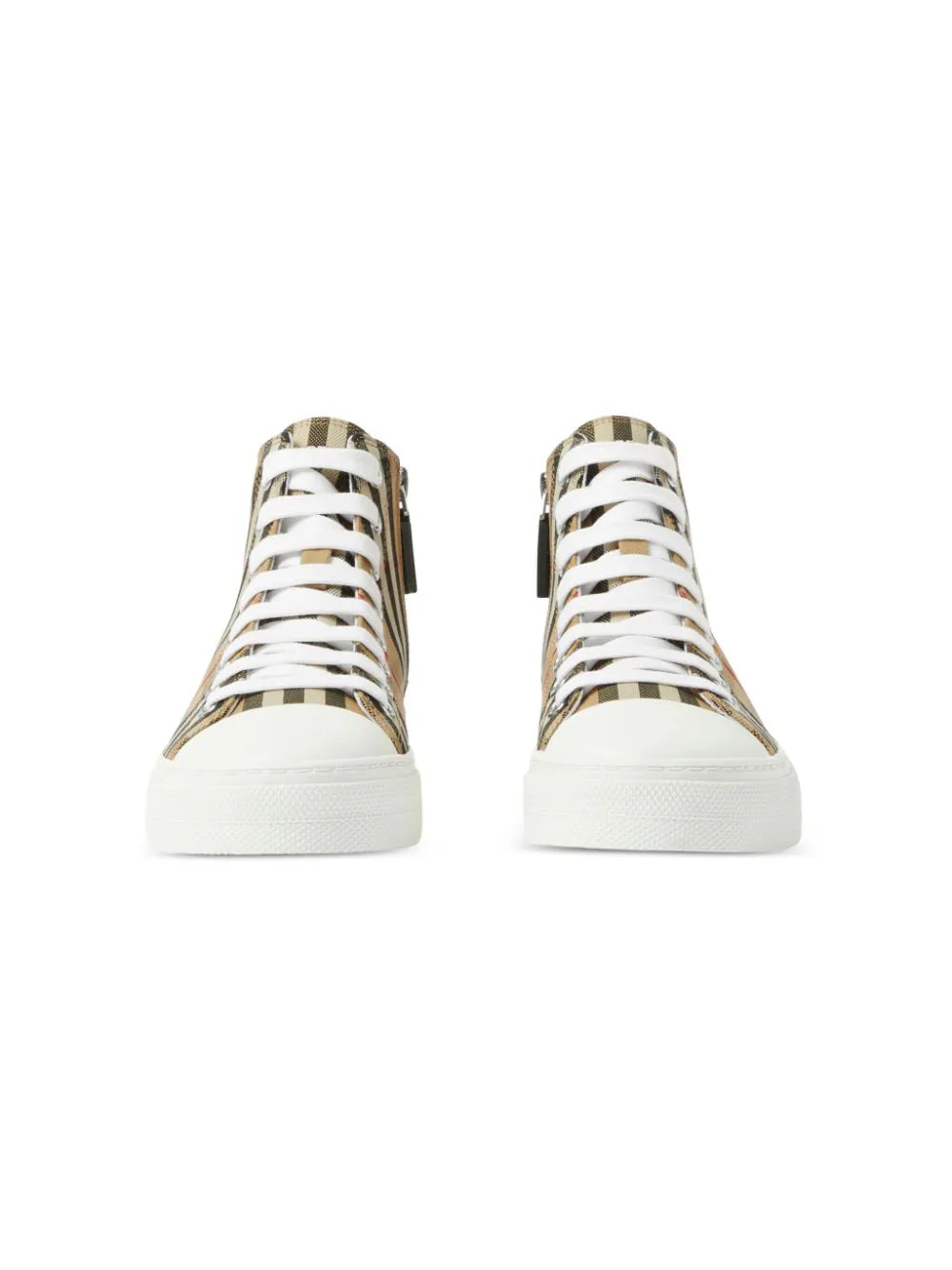 Burberry Kids Check High-top Sneakers