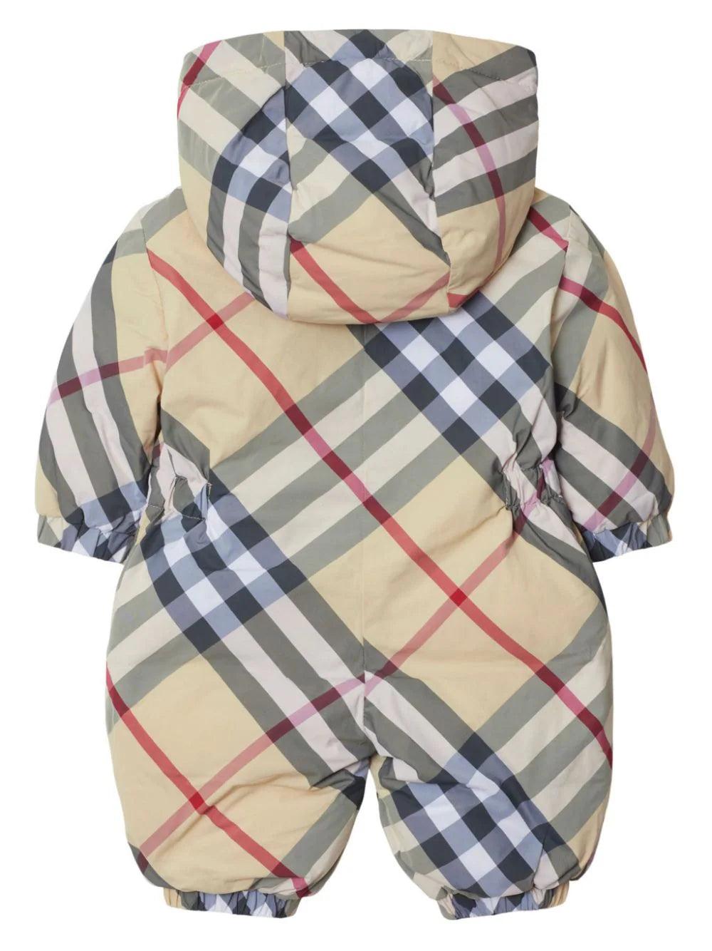 Burberry Kids Check Nylon Puffer Suit