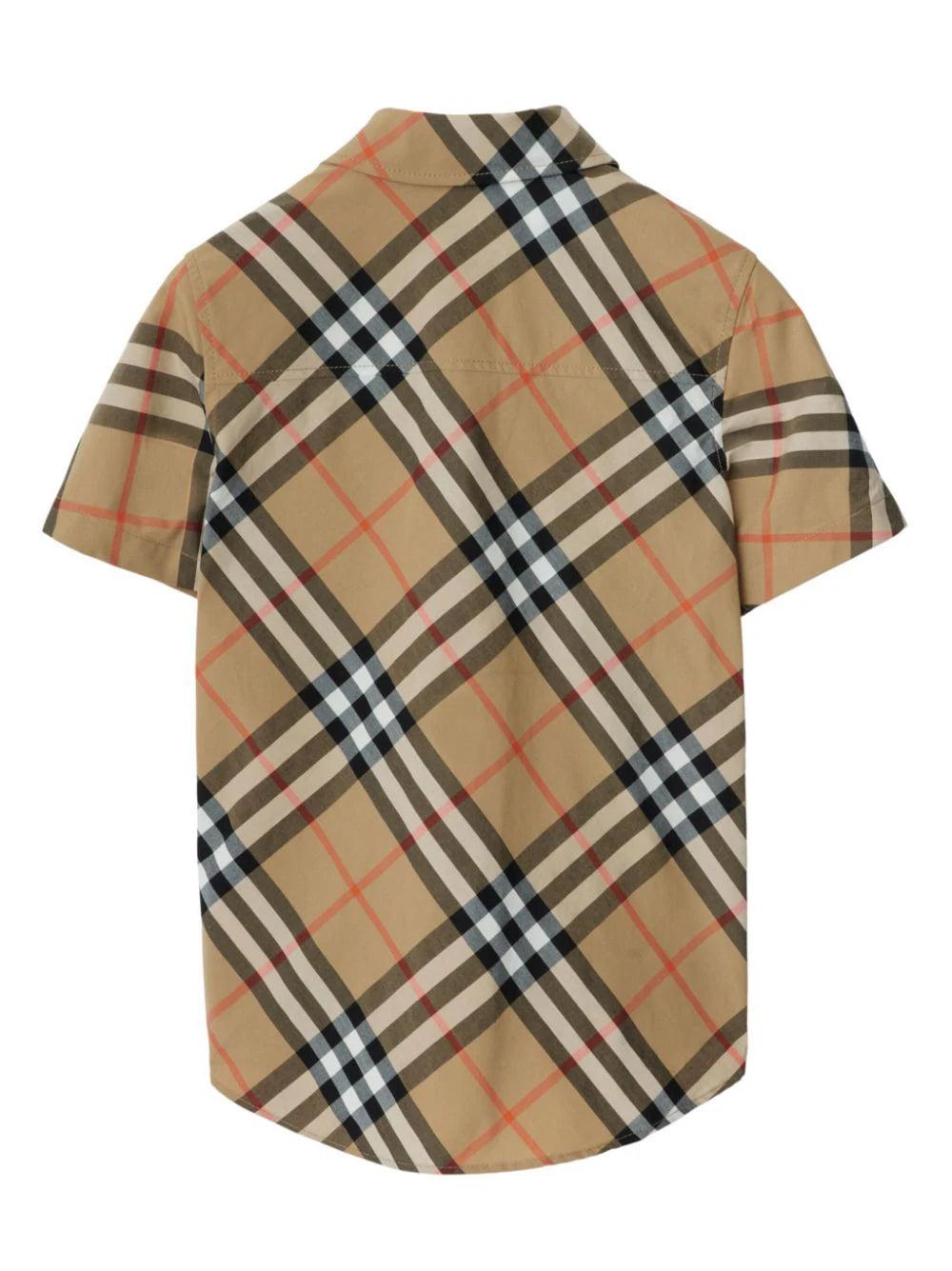 Burberry Kids Check Shirt