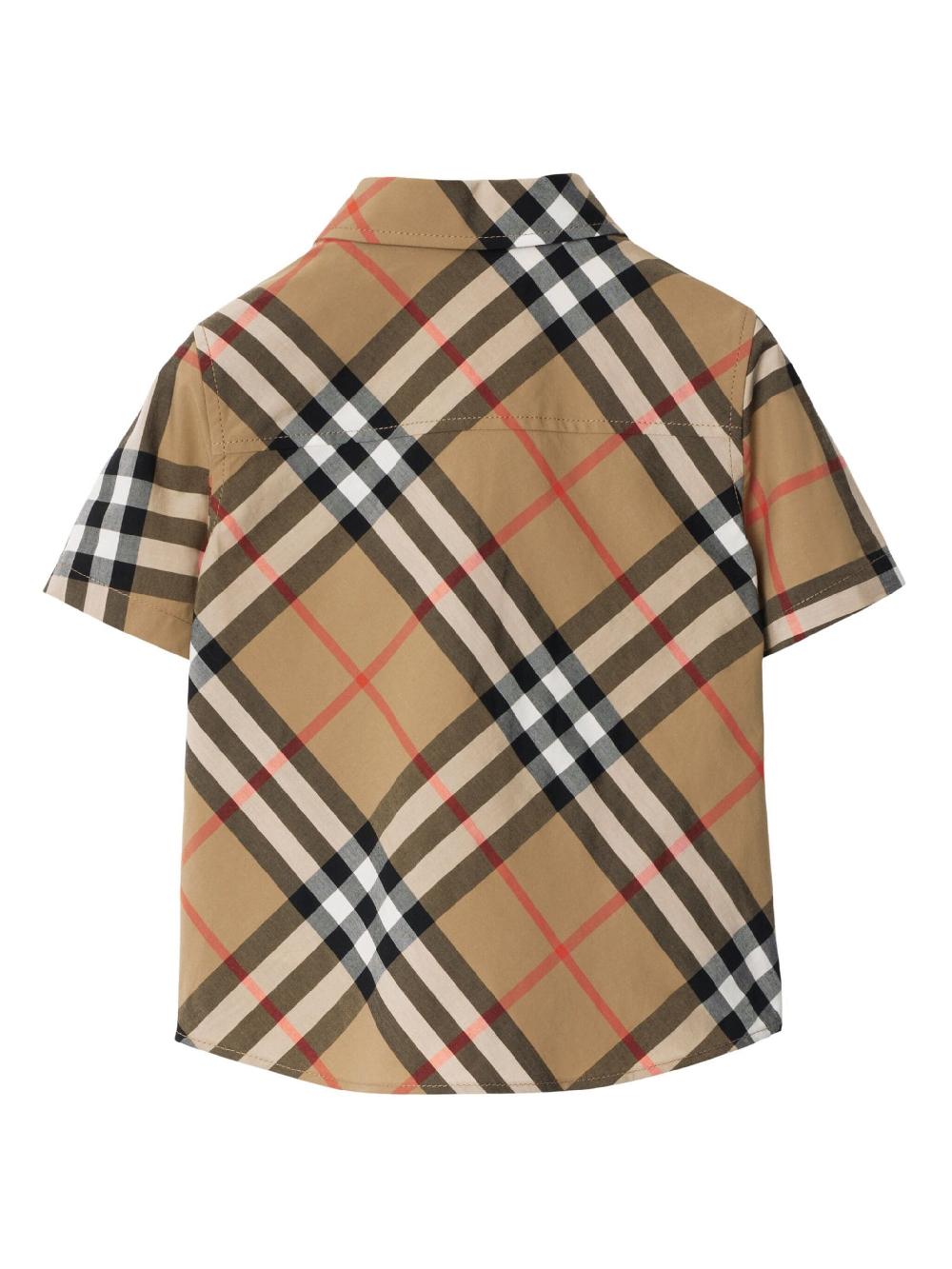 Burberry Kids Check Shirt