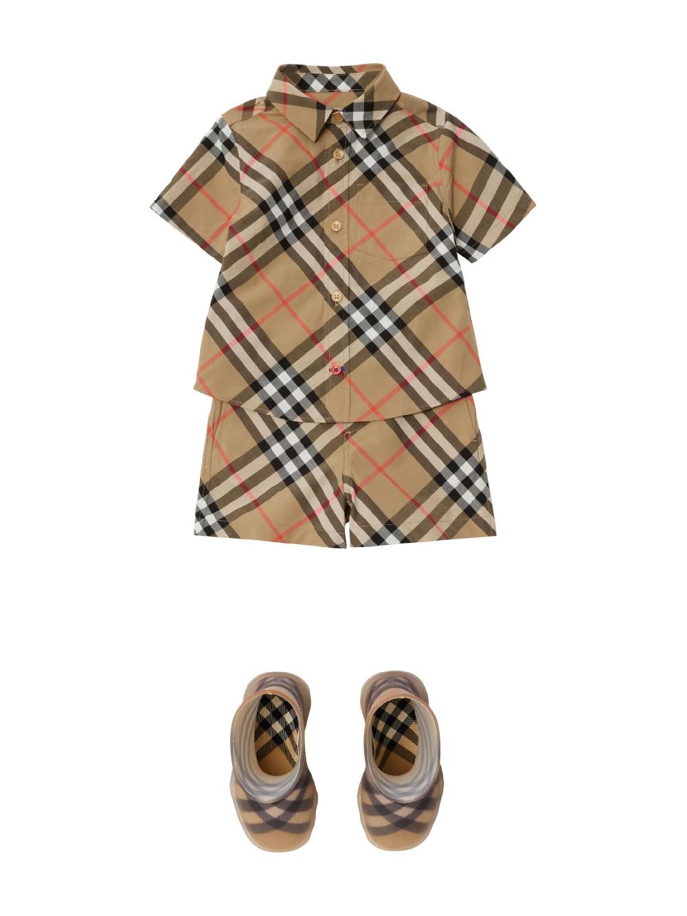 Burberry Kids Check Shirt