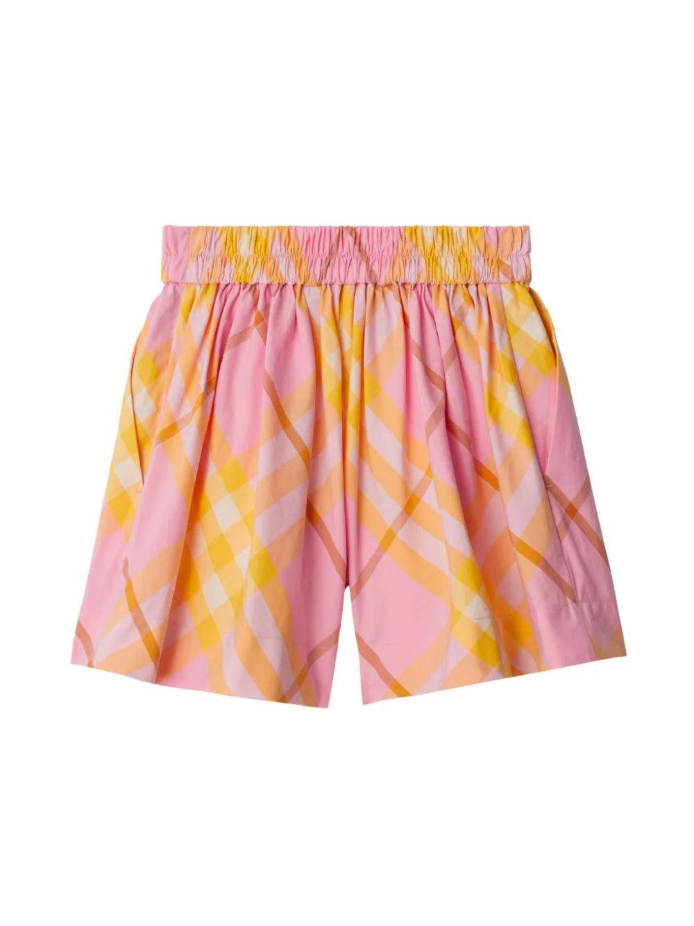 Burberry Kids Check Shorts