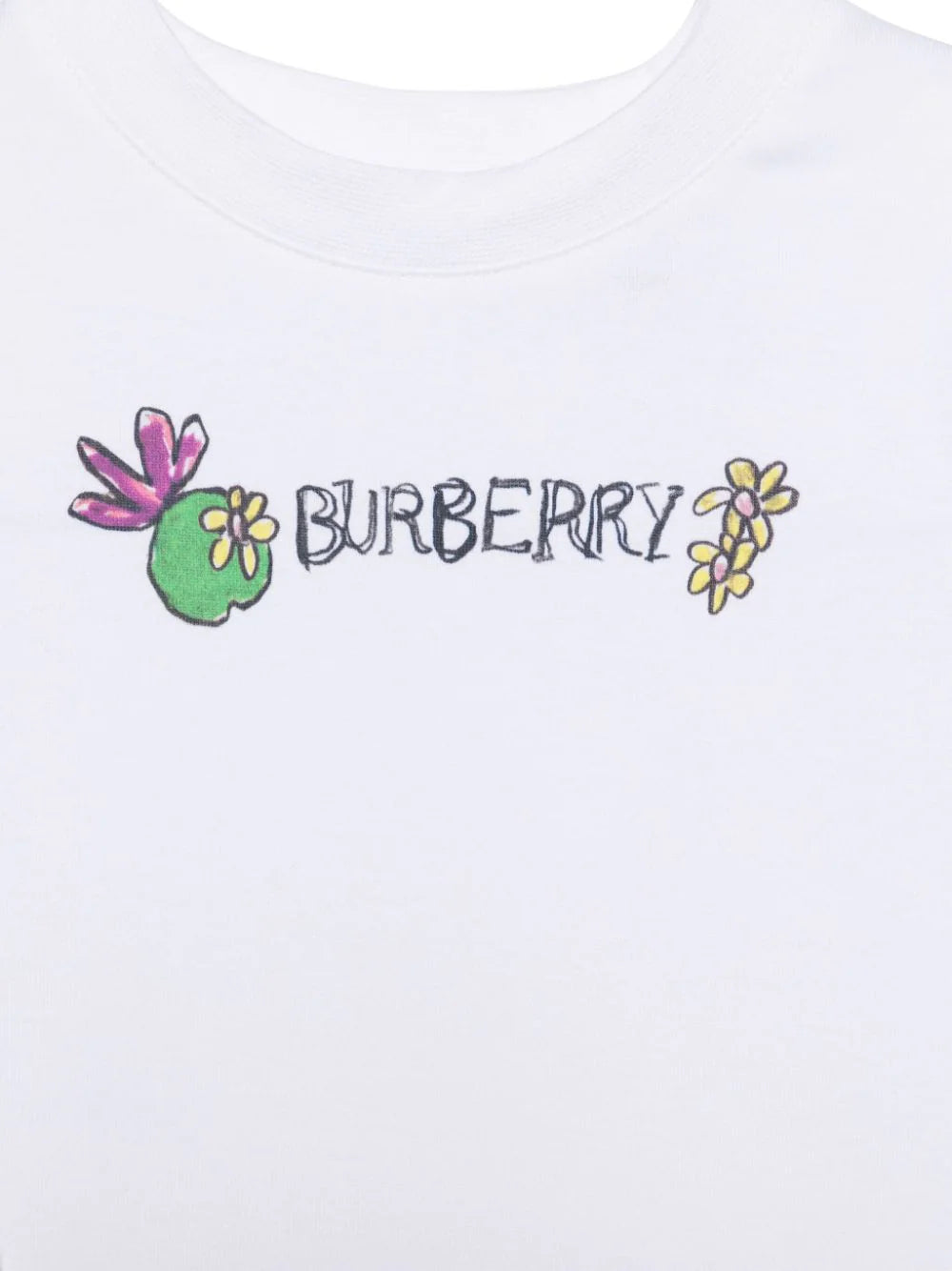 Burberry Kids Cotton T-shirt With Print