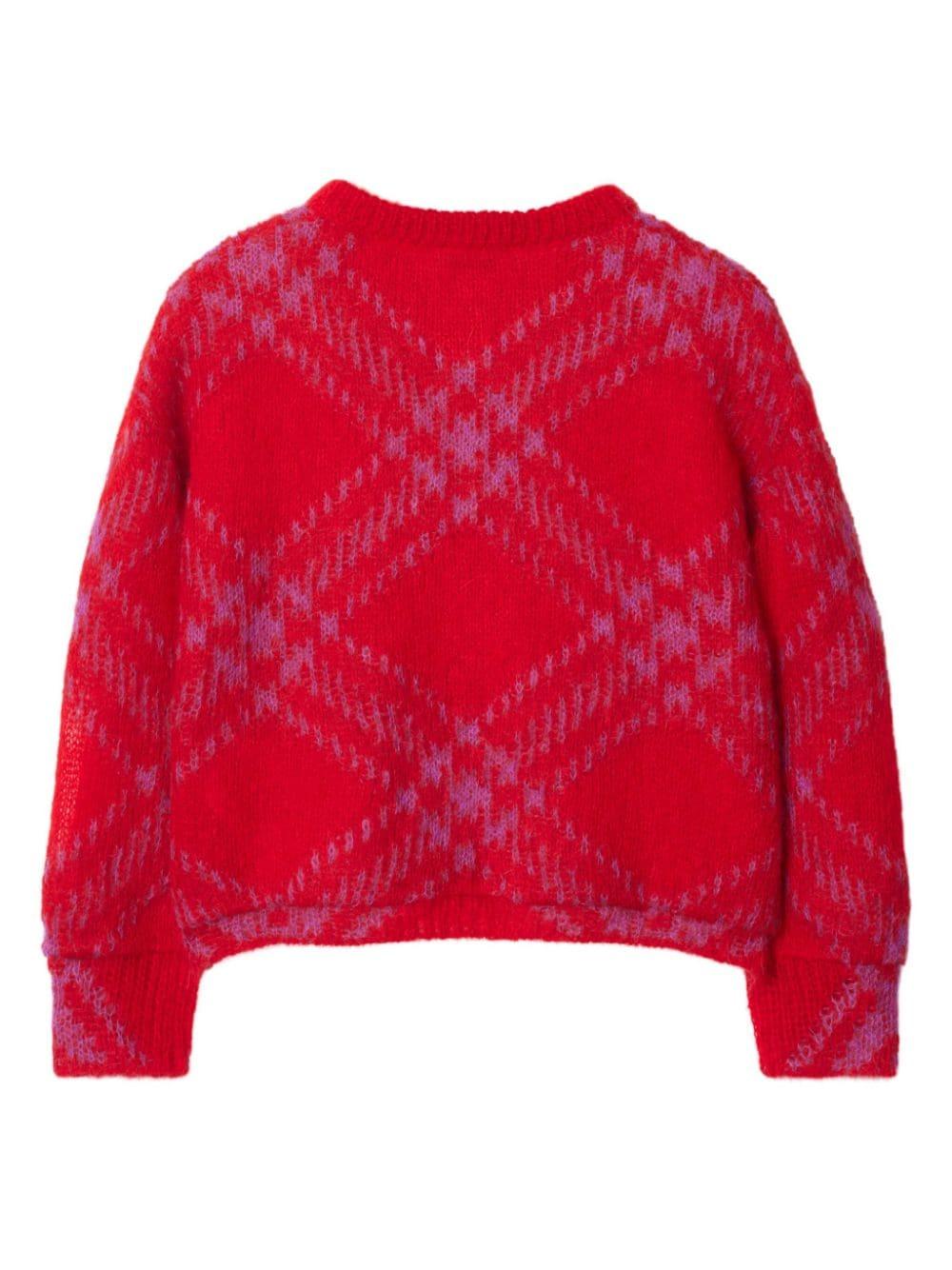 Burberry Kids Mohair Cardigan