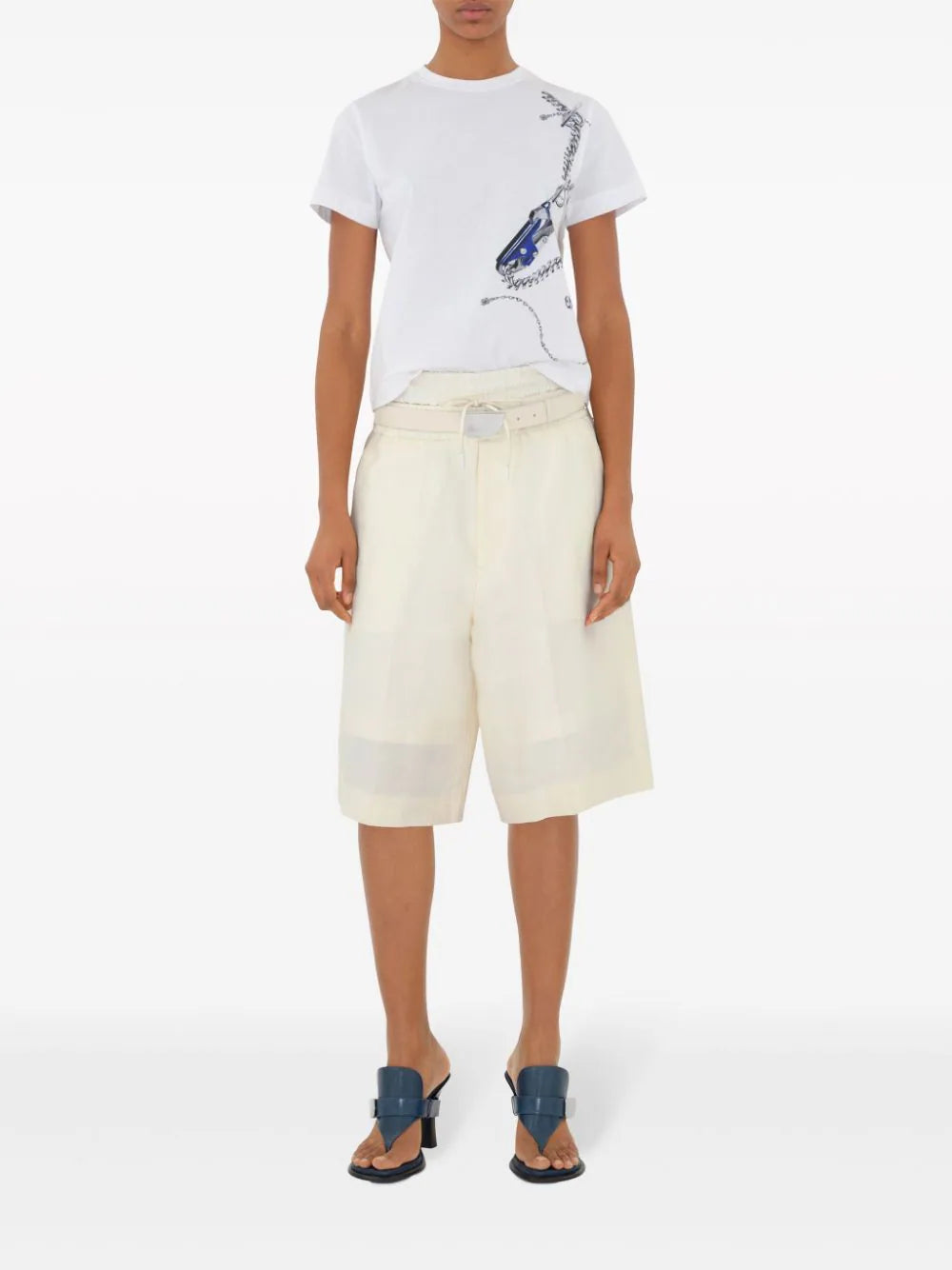 Burberry Knight Hardware Cotton T-shirt