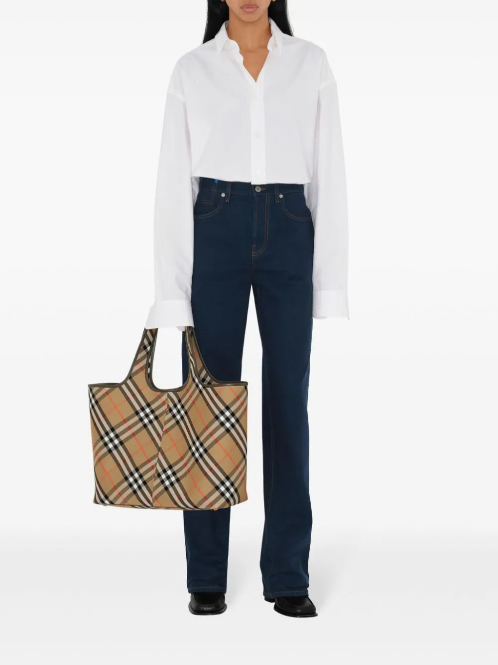Burberry Medium Check Tote