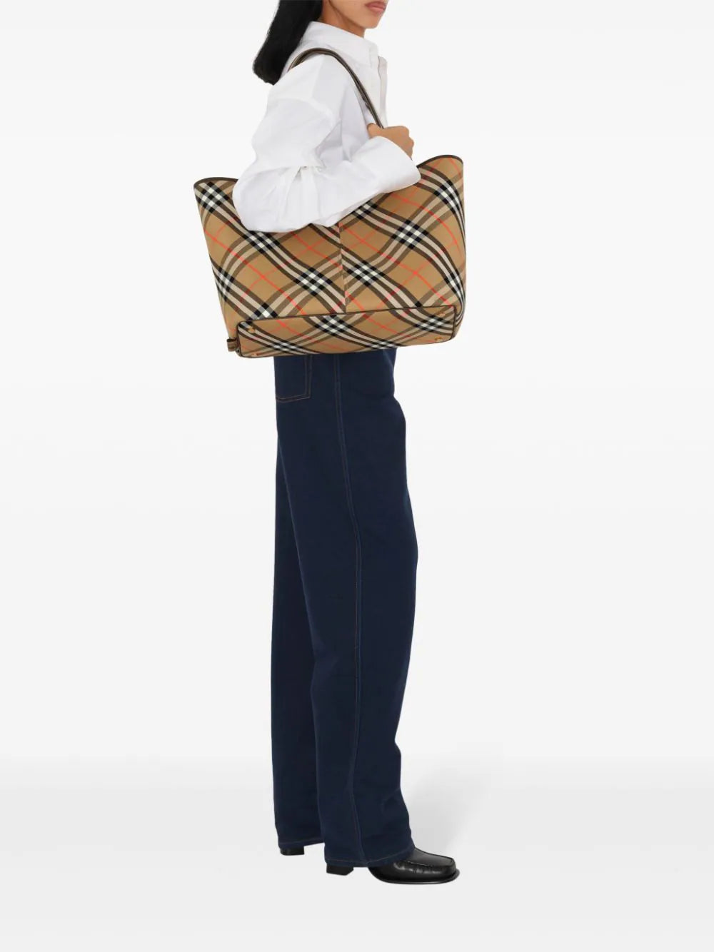 Burberry Medium Check Tote