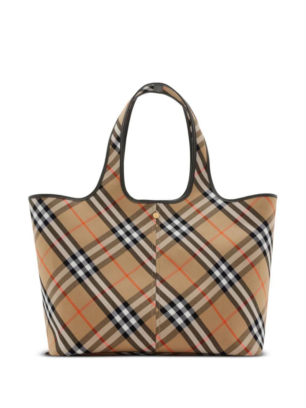 Burberry Medium Check Tote