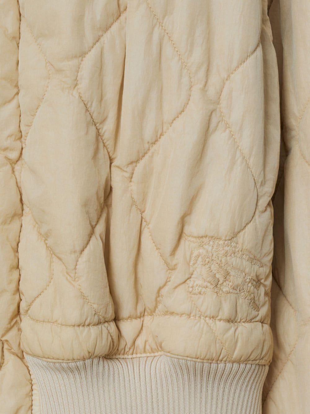Burberry Quilted Nylon Bomber Jacket