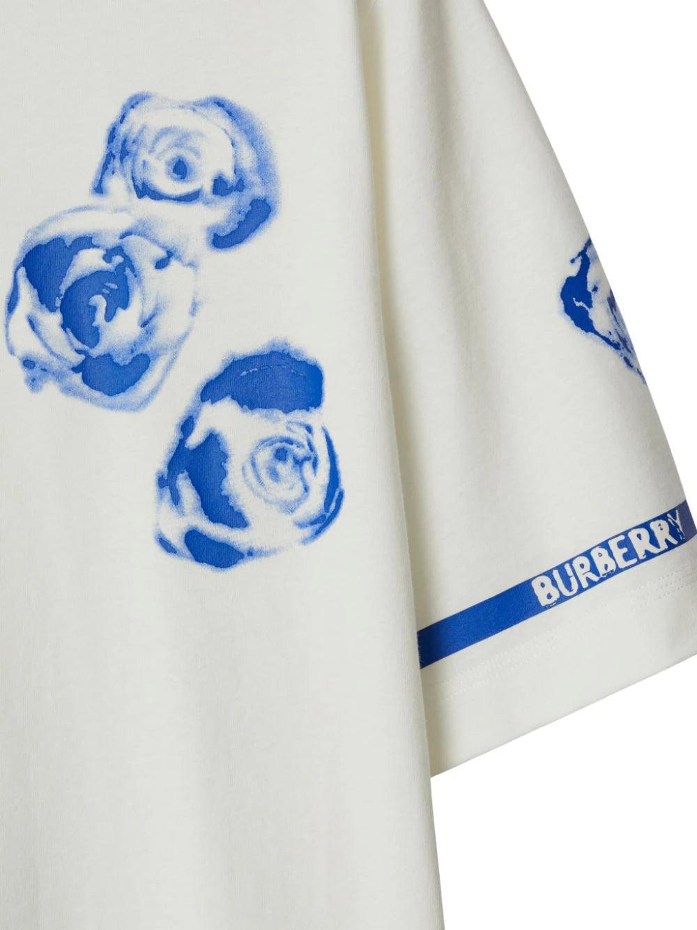 Burberry Rose Print T-shirt