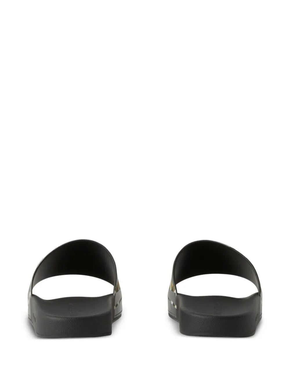 Burberry Sliced Check Print Slides