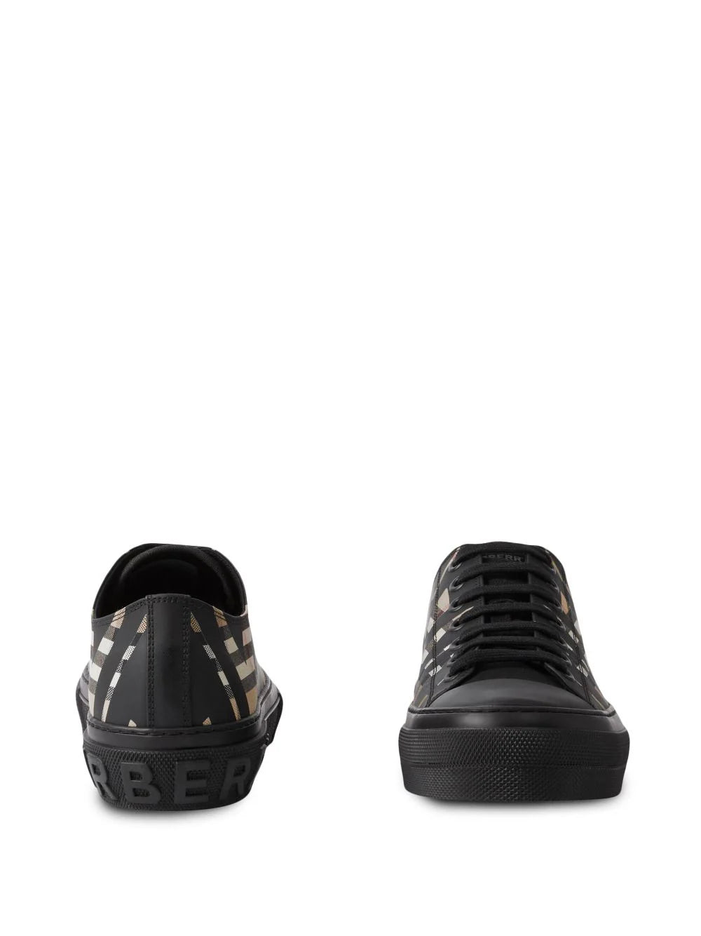 Burberry Sliced Check Sneakers