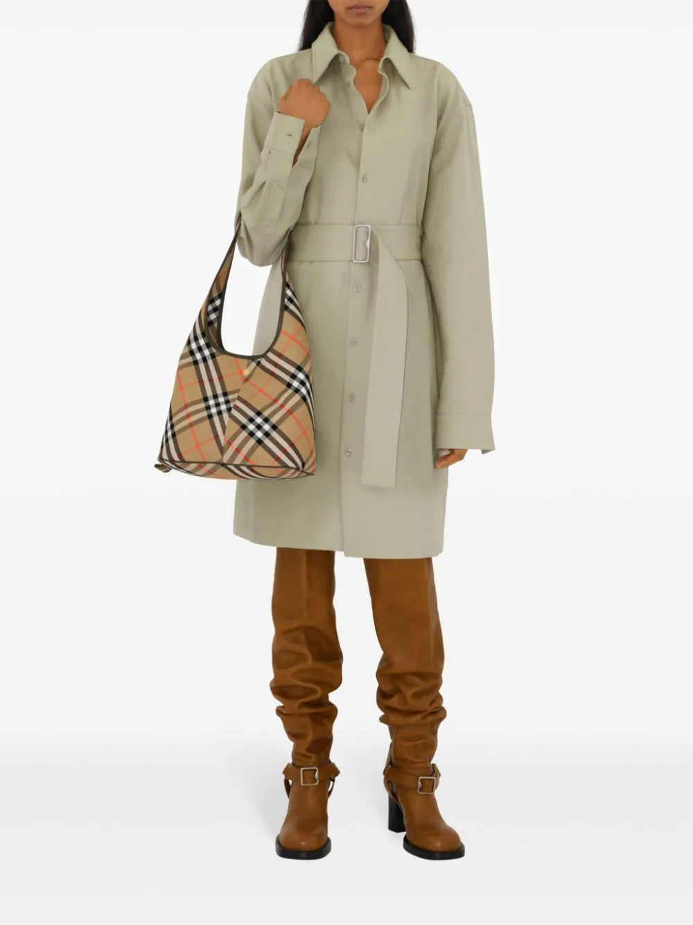 Burberry Small Check Shoulder Bag