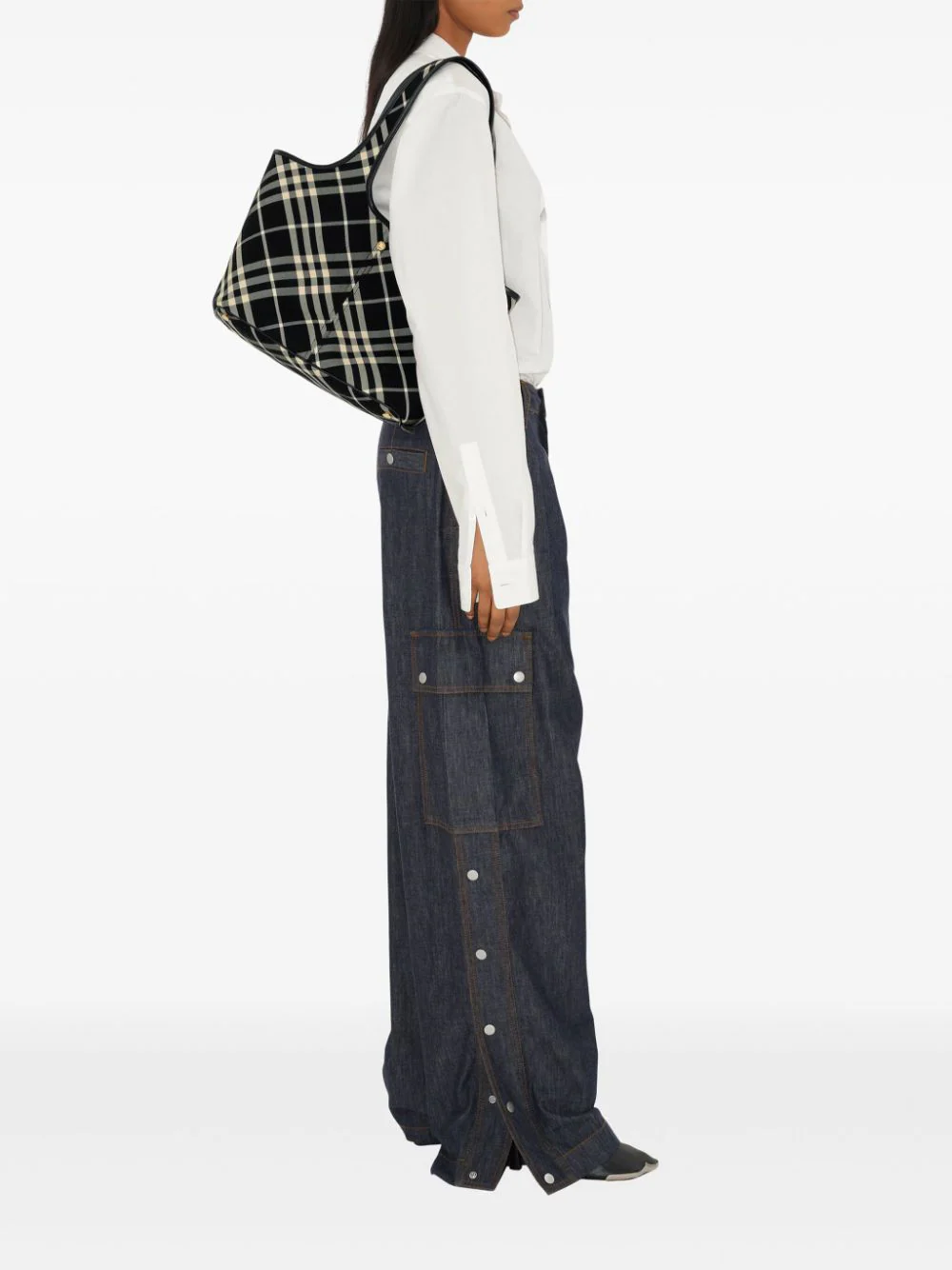 Burberry Small Check Tote