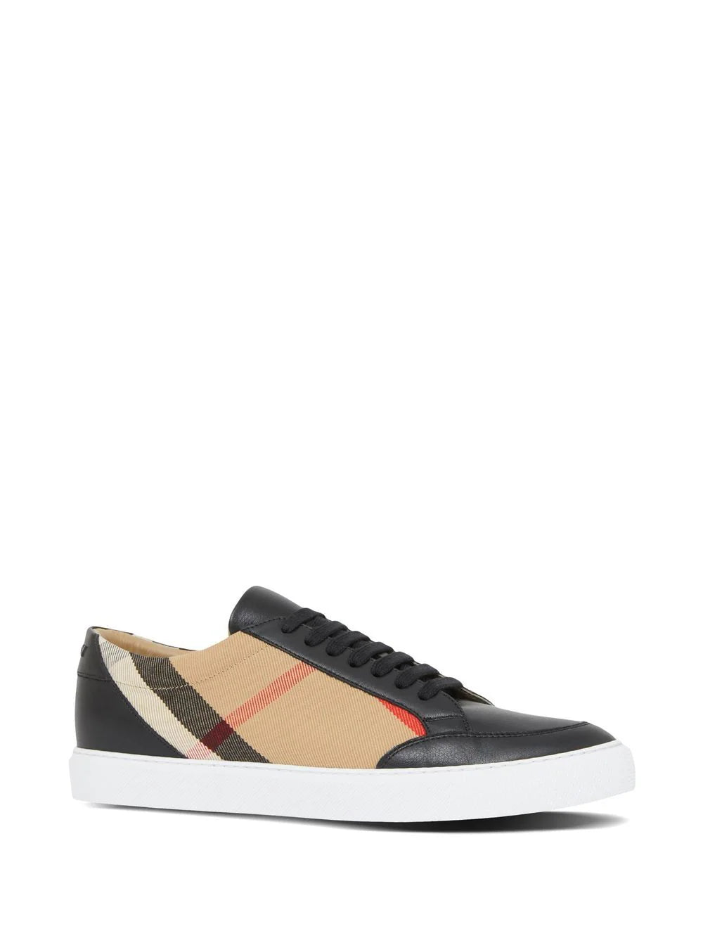 Burberry Sneaker In Leather And House Check Motif