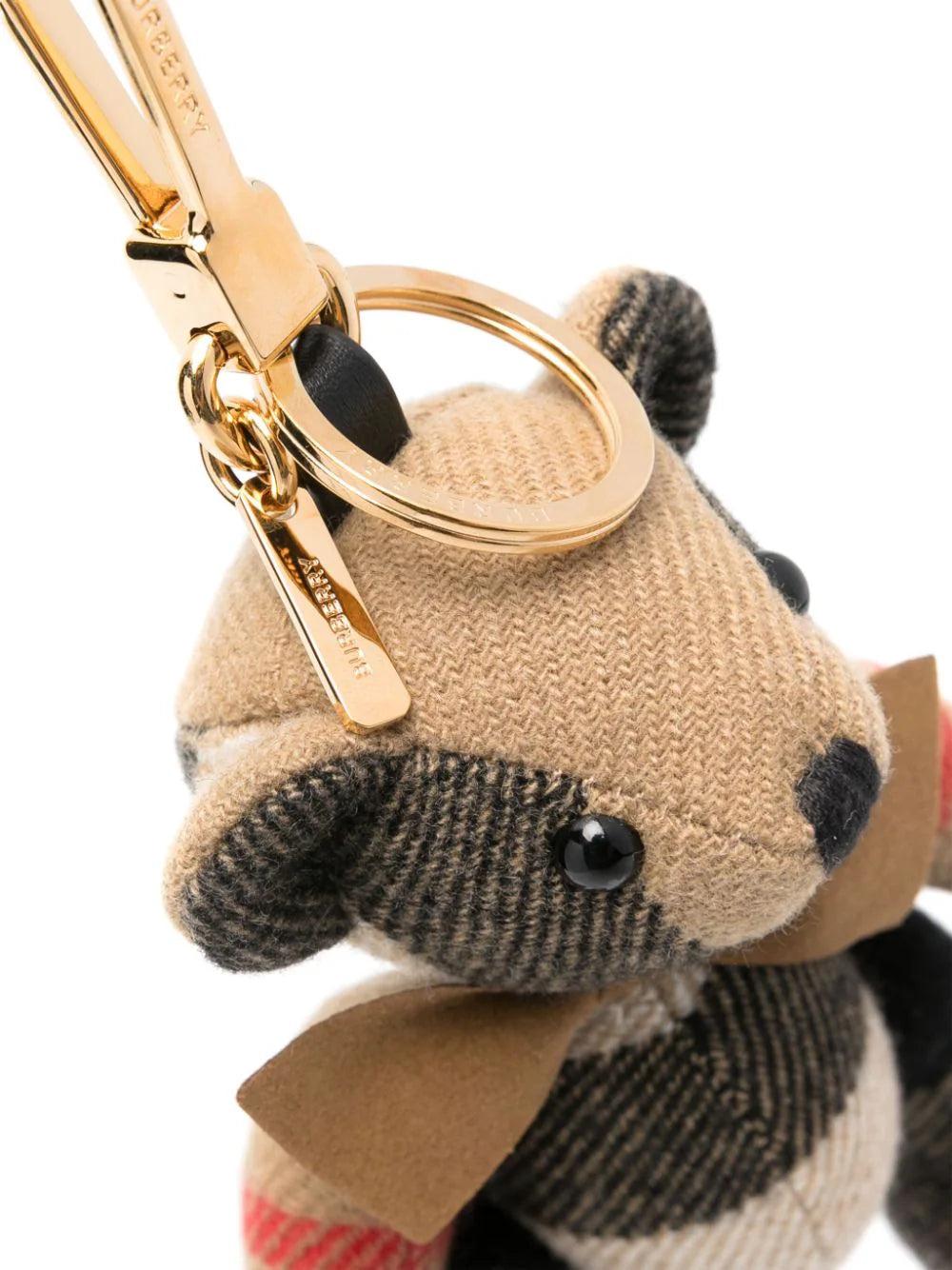 Burberry Thomas Check Bear Key Ring