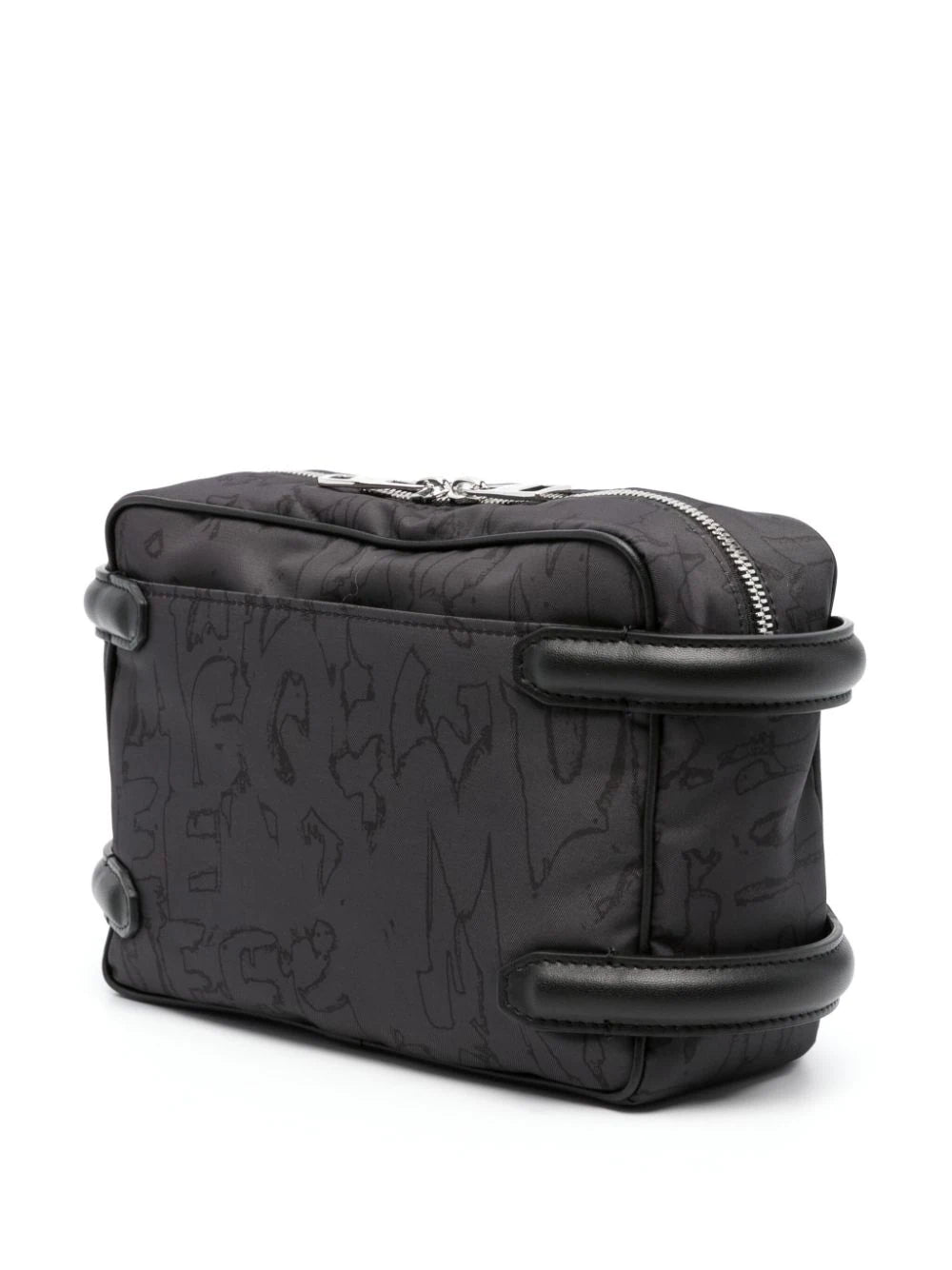 Alexander McQueen Camera Bag Graffiti Harness In Black
