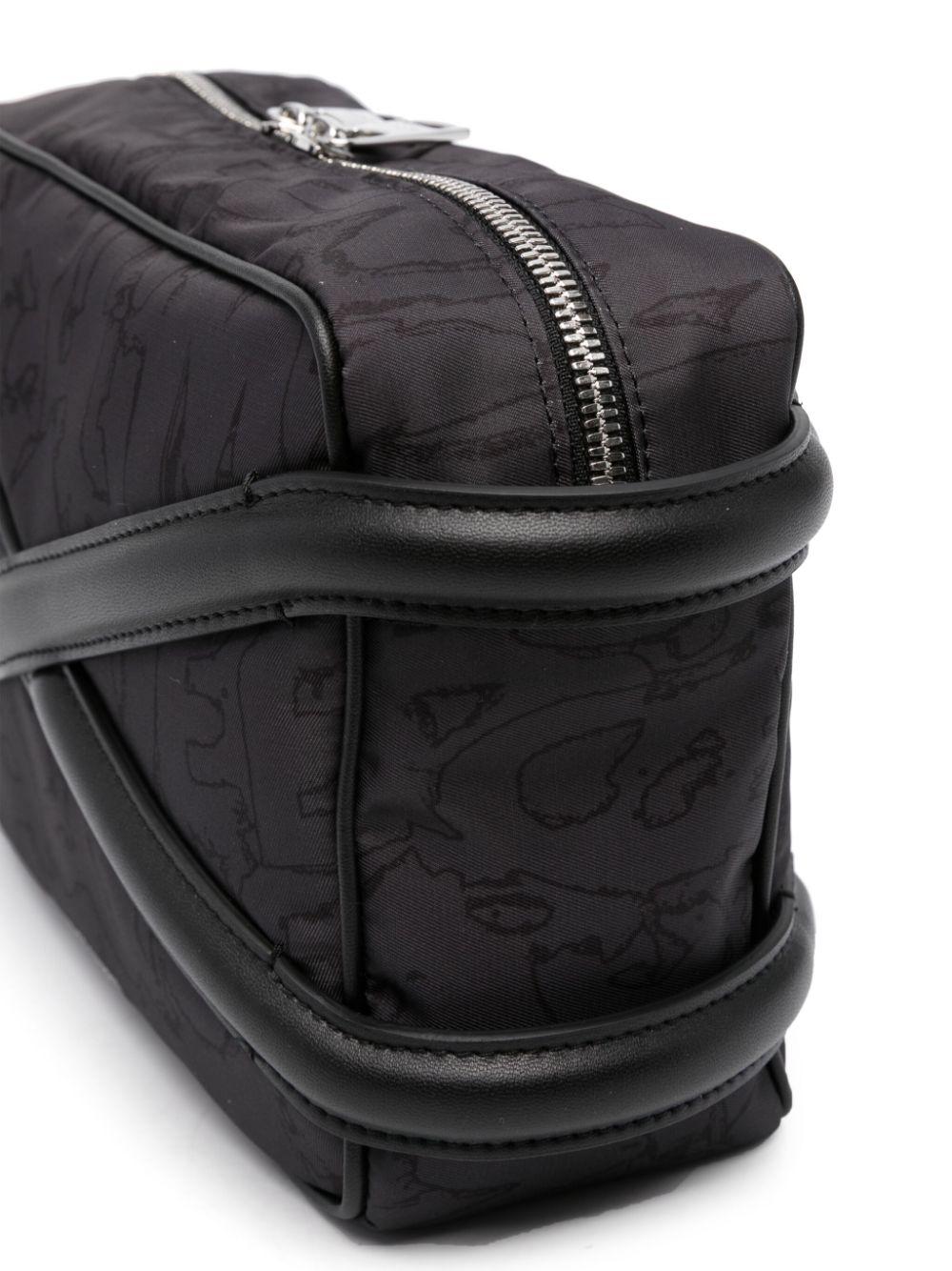 Alexander McQueen Camera Bag Graffiti Harness In Black