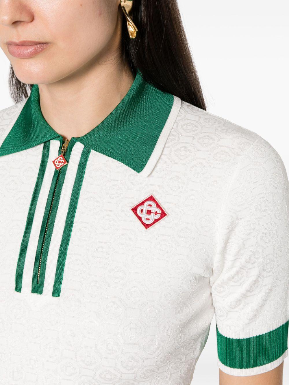 CASABLANCA 3d Monogram Polo