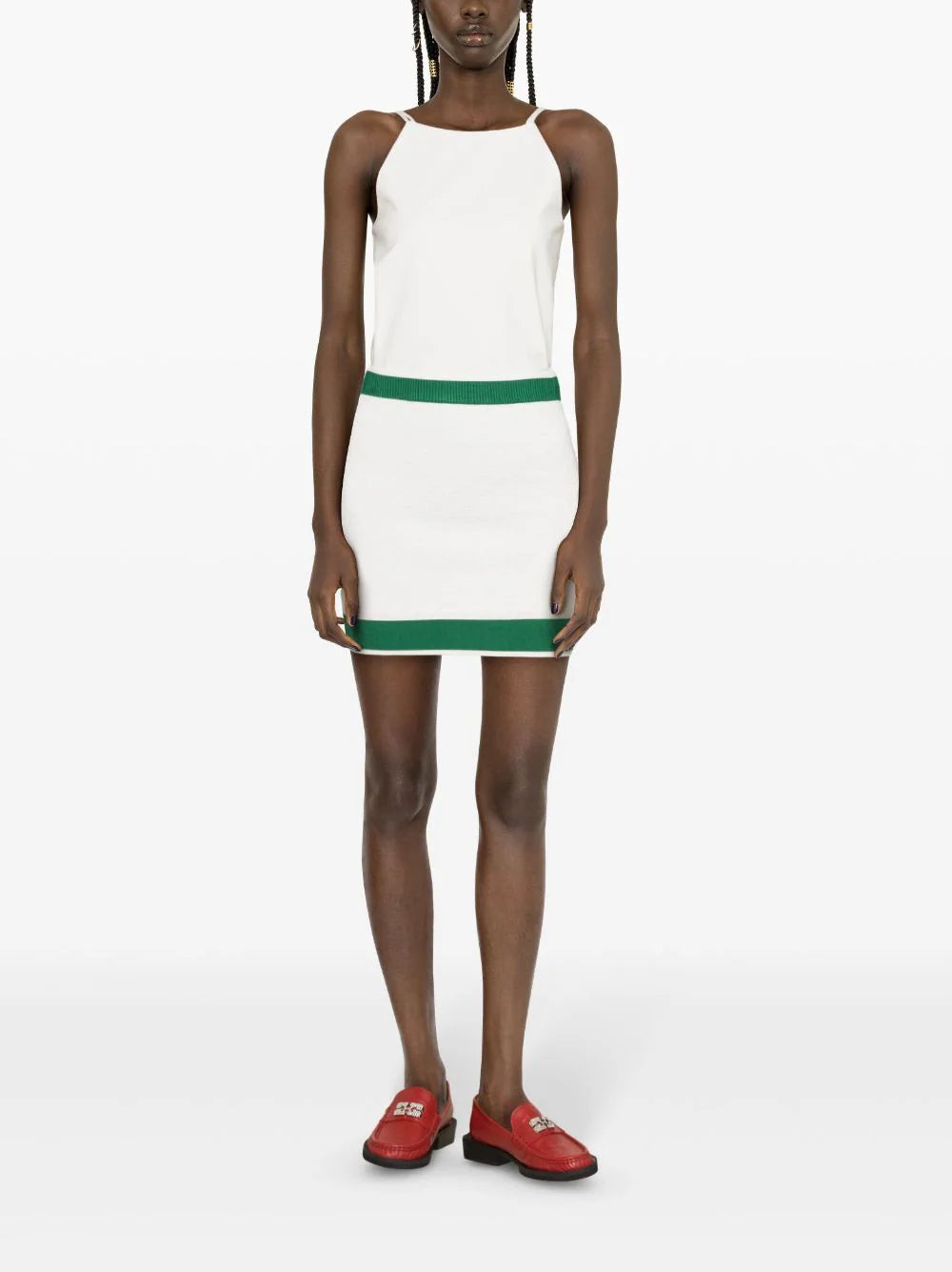 CASABLANCA 3d Monogram Skirt