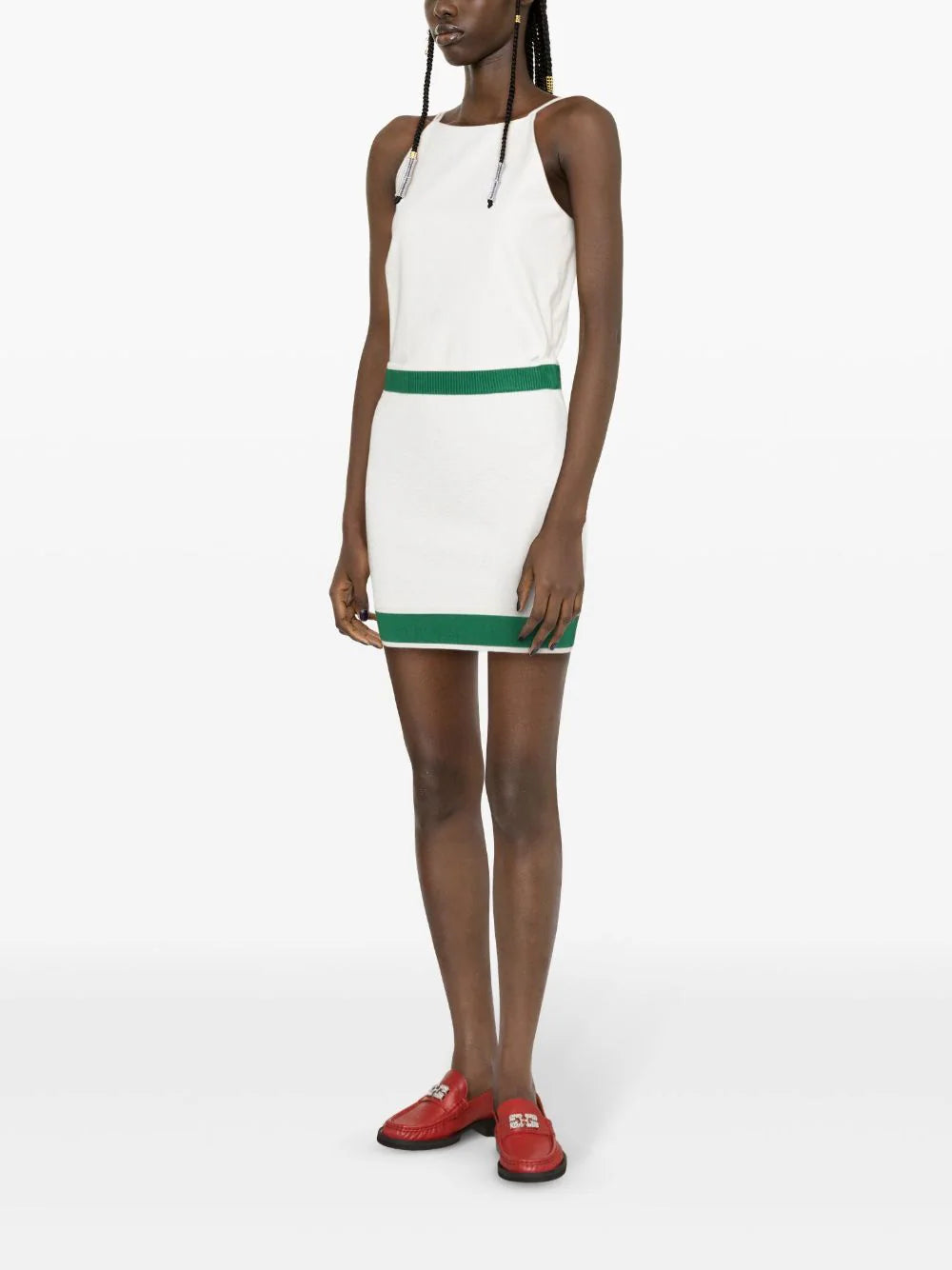 CASABLANCA 3d Monogram Skirt