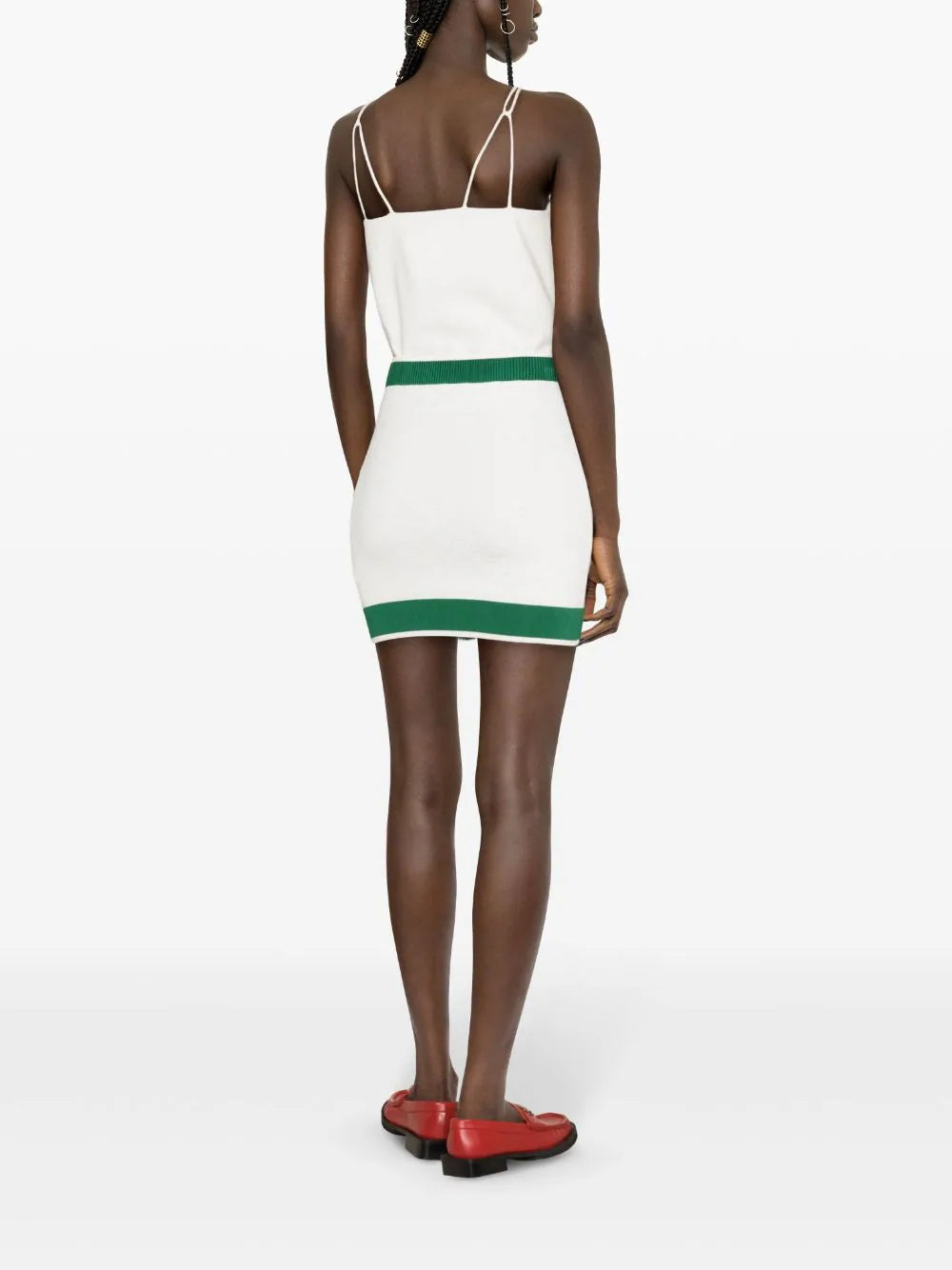 CASABLANCA 3d Monogram Skirt