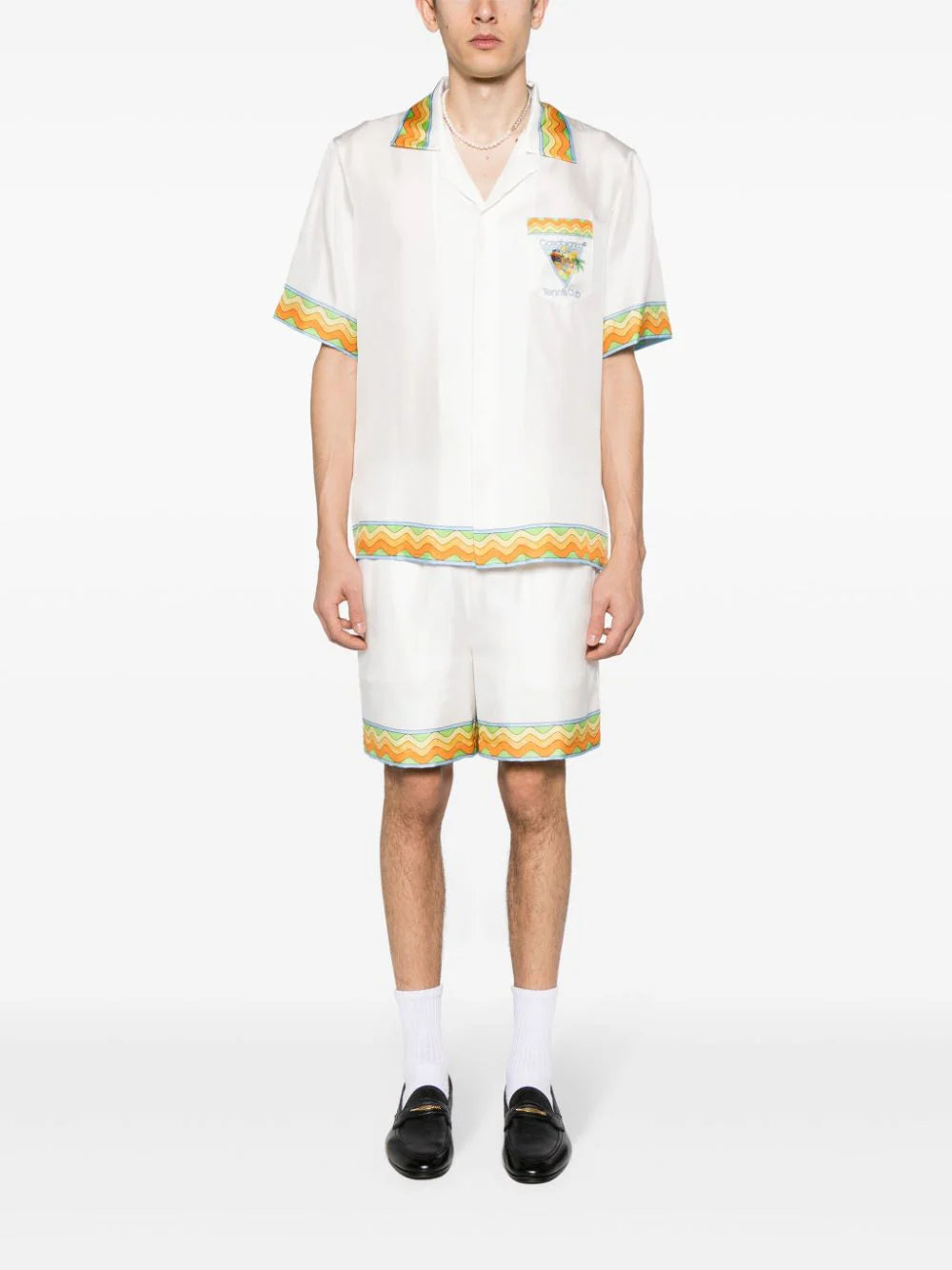 CASABLANCA Afro Cubism Tennis Club Shirt
