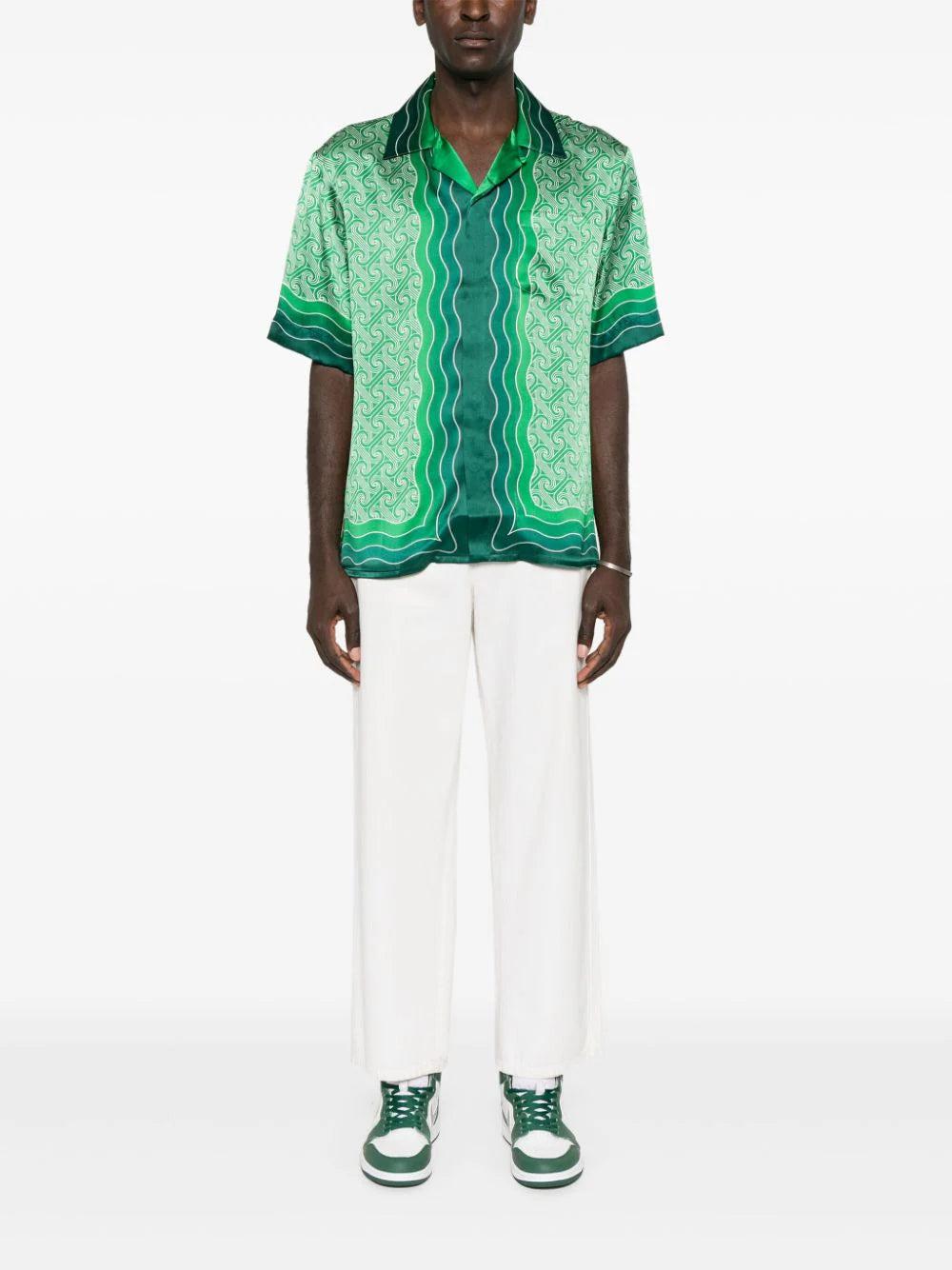 CASABLANCA Column Monogram Shirt