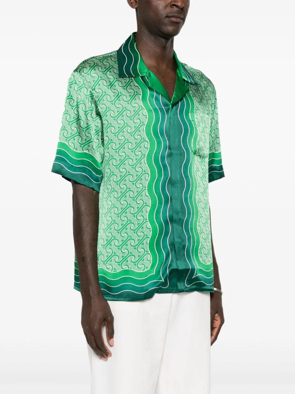 CASABLANCA Column Monogram Shirt