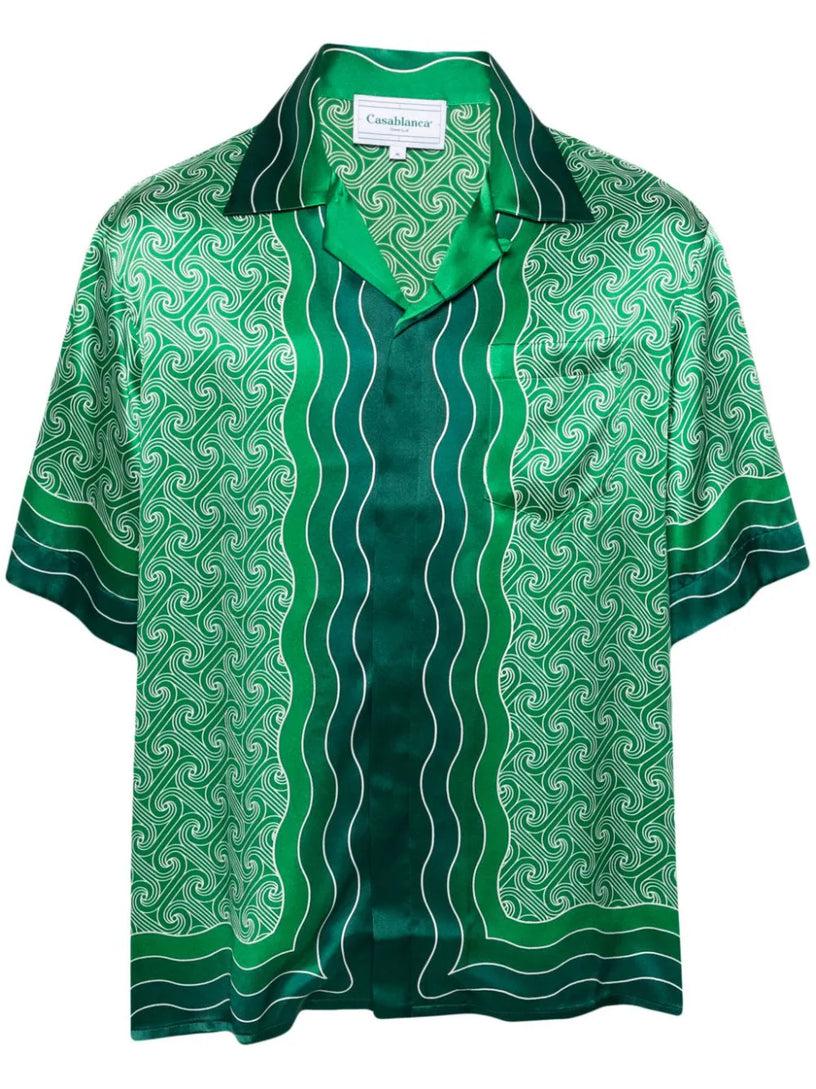CASABLANCA Column monogram shirt