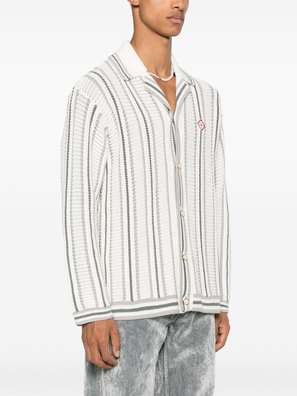 CASABLANCA Crochet Textured Shirt
