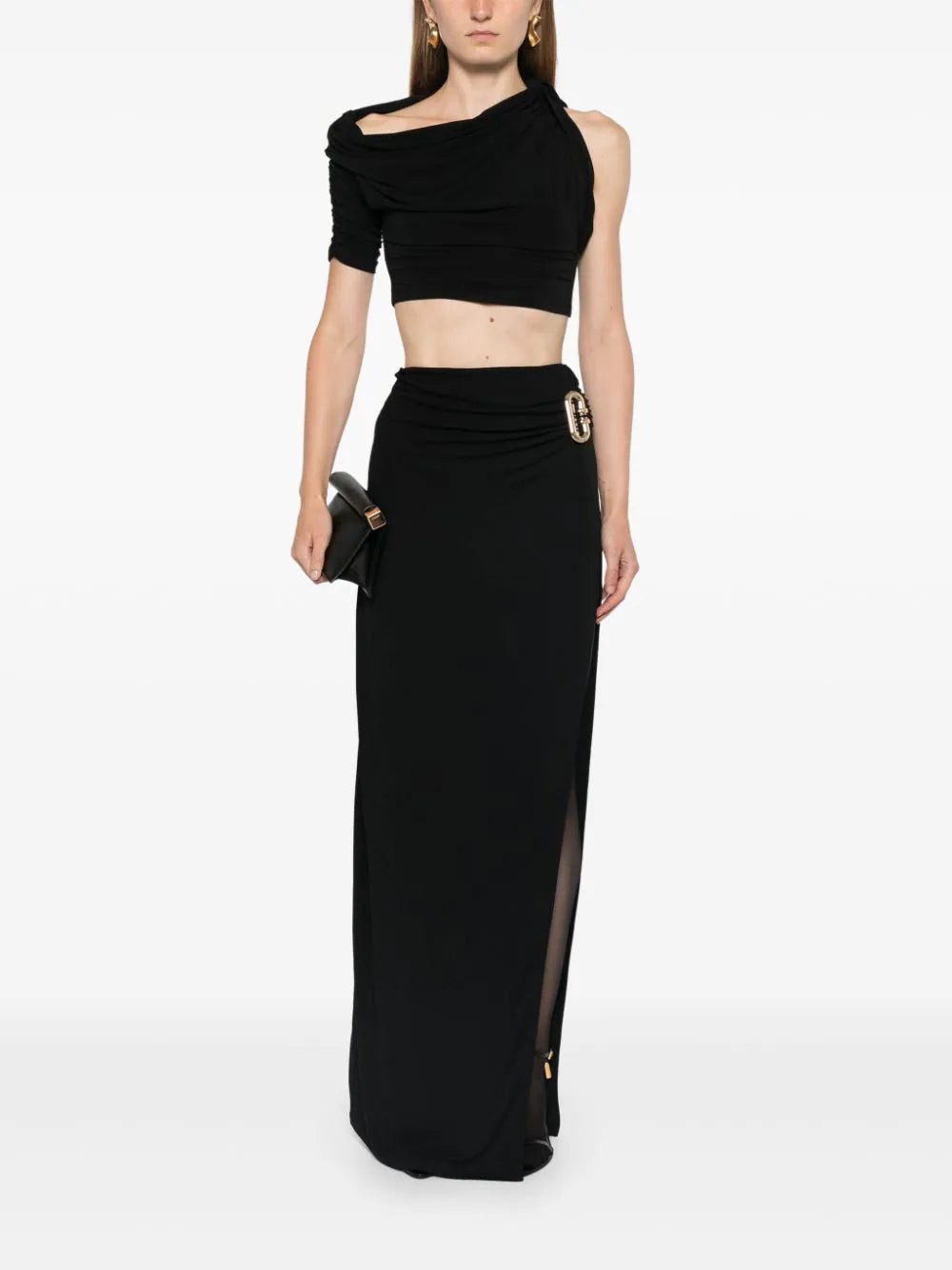 CASABLANCA Draped Maxi Skirt