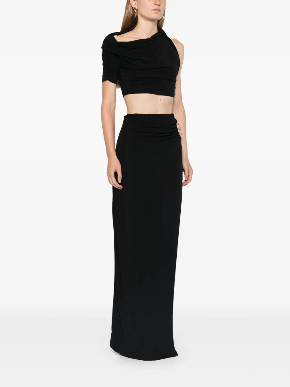 CASABLANCA Draped Maxi Skirt