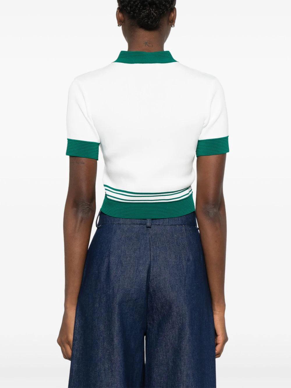CASABLANCA Draped Tennis Top